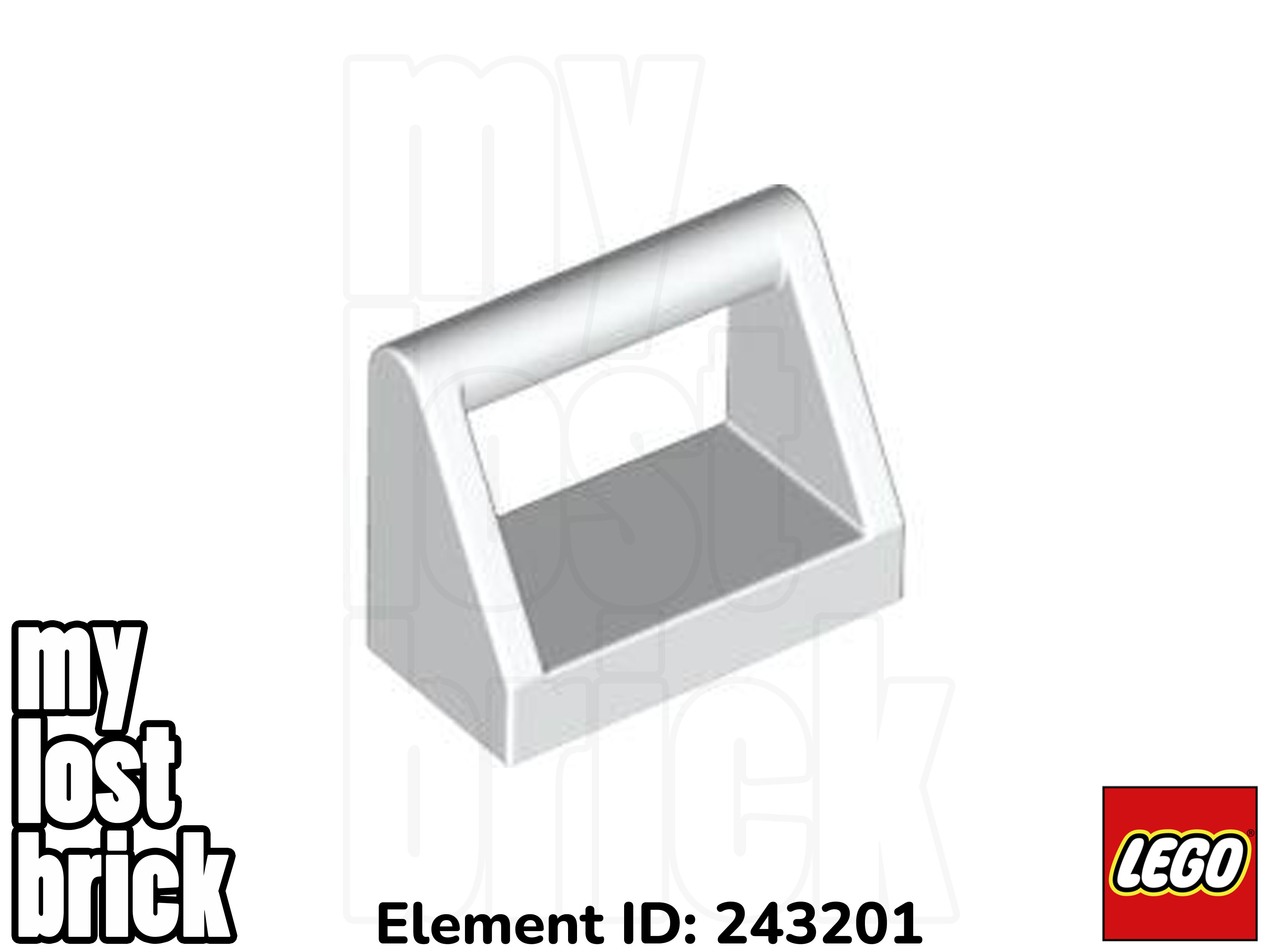 LEGO - Part 2432 - Tiles 1x2 with Handle (SINGLE) +NEW +SELECT COLOUR / QUANTITY - Picture 22 of 23