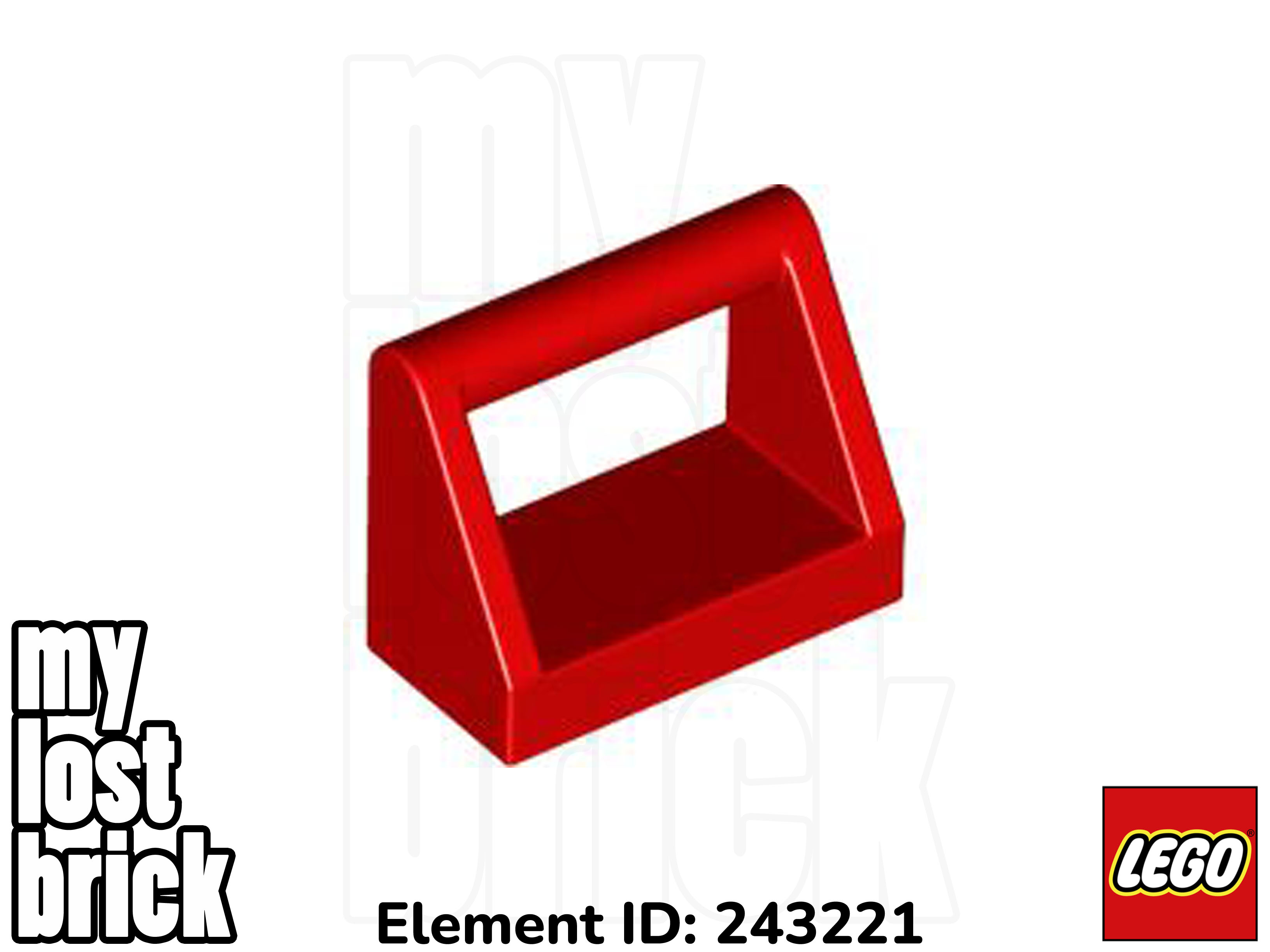 LEGO - Part 2432 - Tiles 1x2 with Handle (SINGLE) +NEW +SELECT COLOUR / QUANTITY - Picture 18 of 23