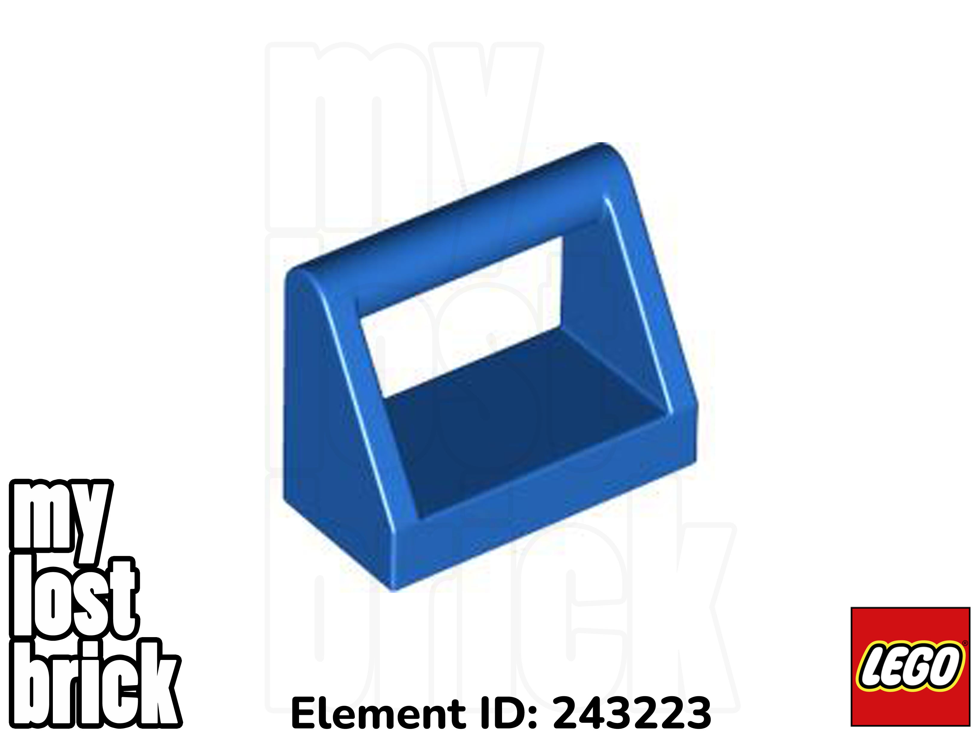 LEGO - Part 2432 - Tiles 1x2 with Handle (SINGLE) +NEW +SELECT COLOUR / QUANTITY - Picture 5 of 23