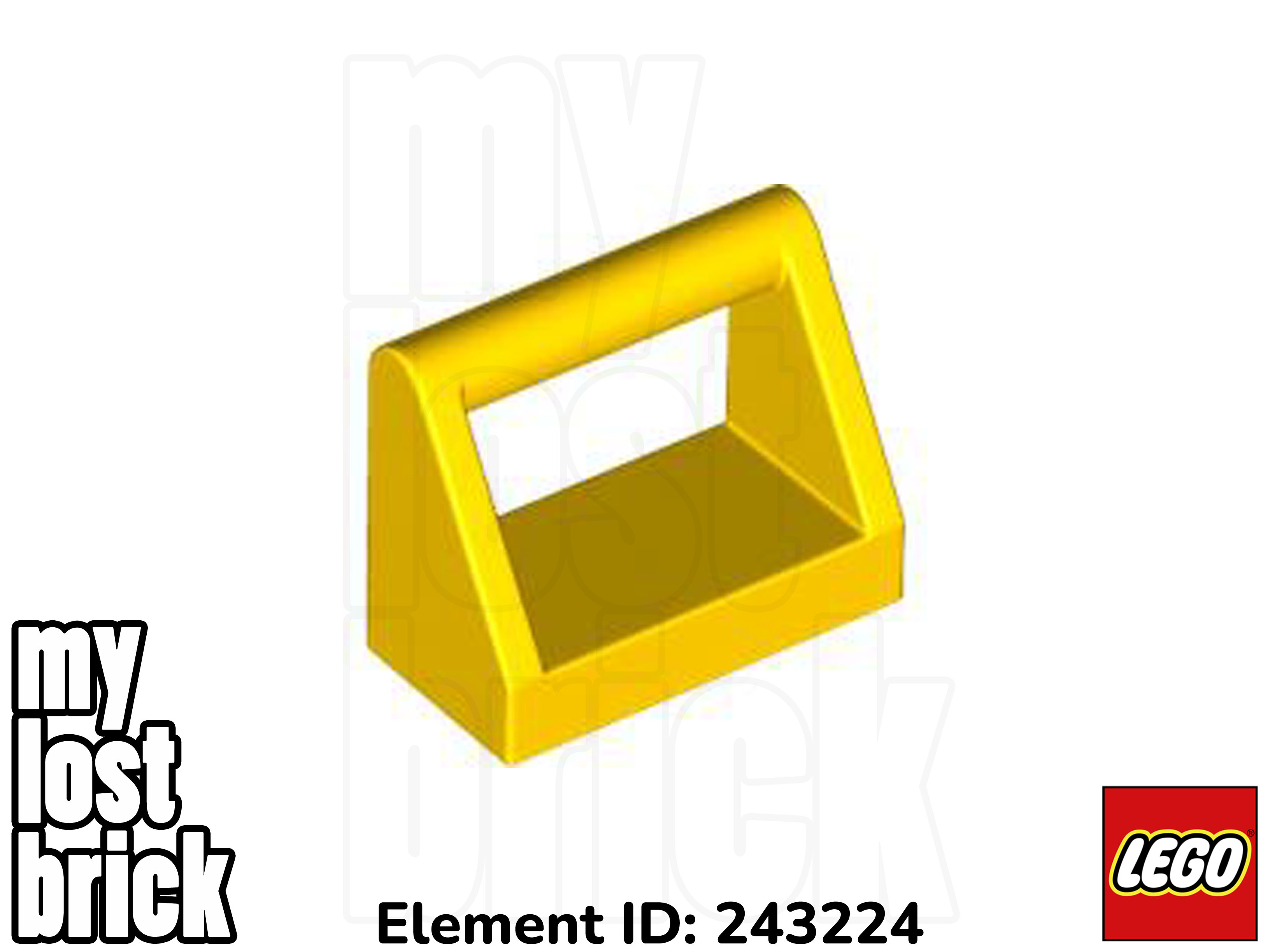 LEGO - Part 2432 - Tiles 1x2 with Handle (SINGLE) +NEW +SELECT COLOUR / QUANTITY - Picture 23 of 23