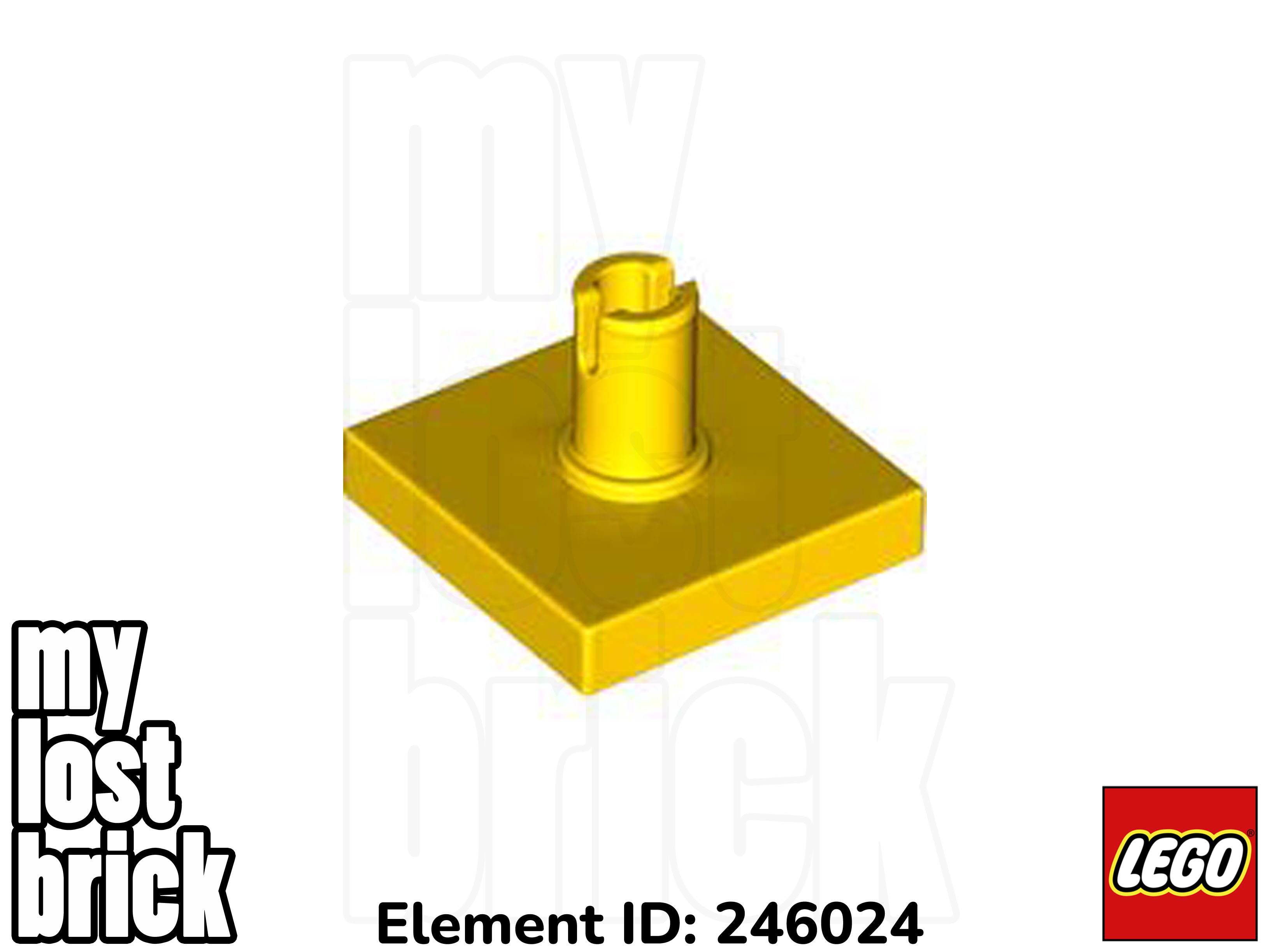 LEGO - Part 2460 - Tiles with Pin 2x2 (MULTIPACK) + NEW + SELECT COLOUR / QTY - Picture 14 of 14