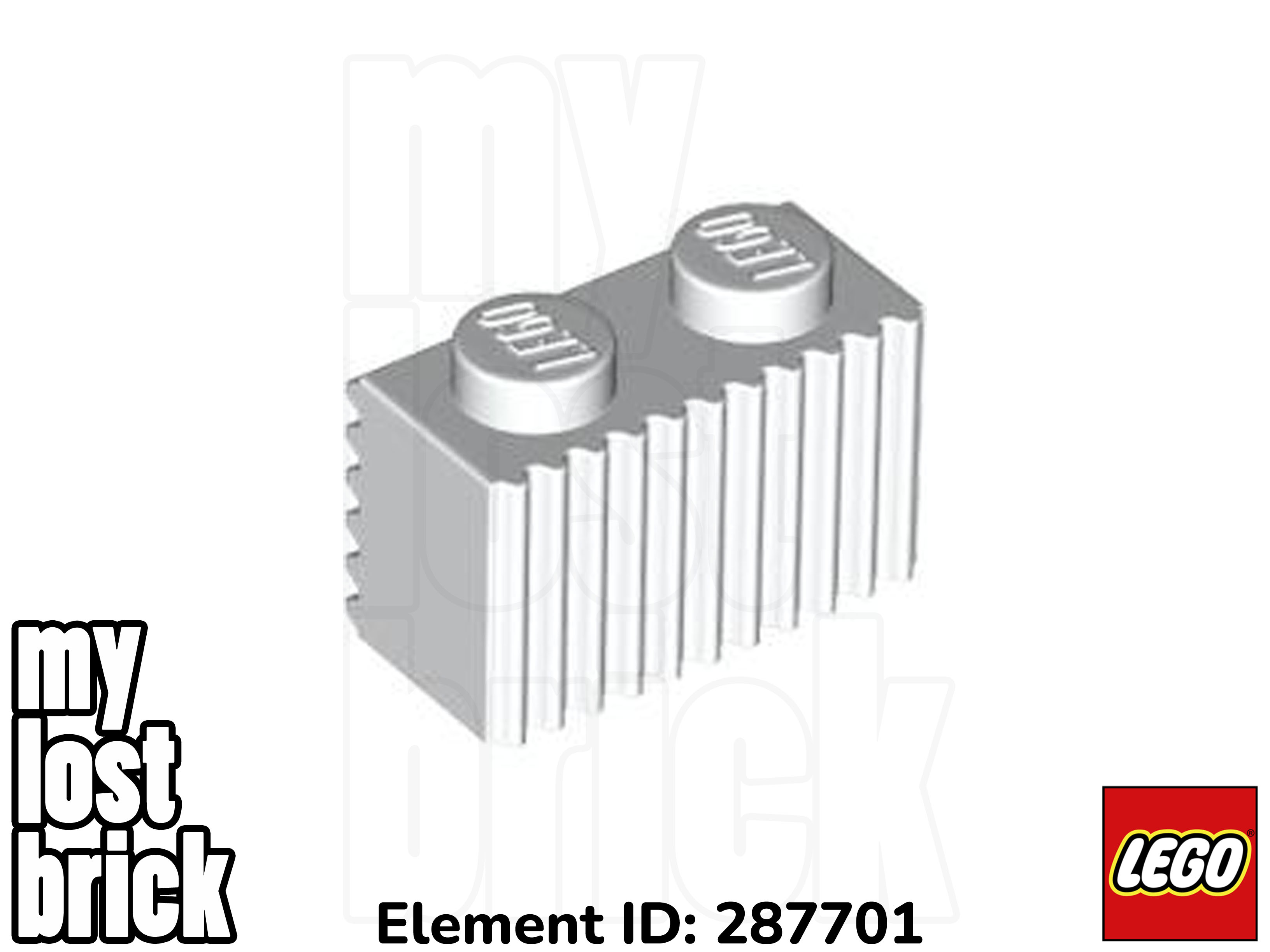 LEGO - Part 2877 - Bricks 1x2 with Grill (SINGLE) +NEW +SELECT COLOUR / QUANTITY - Picture 17 of 18