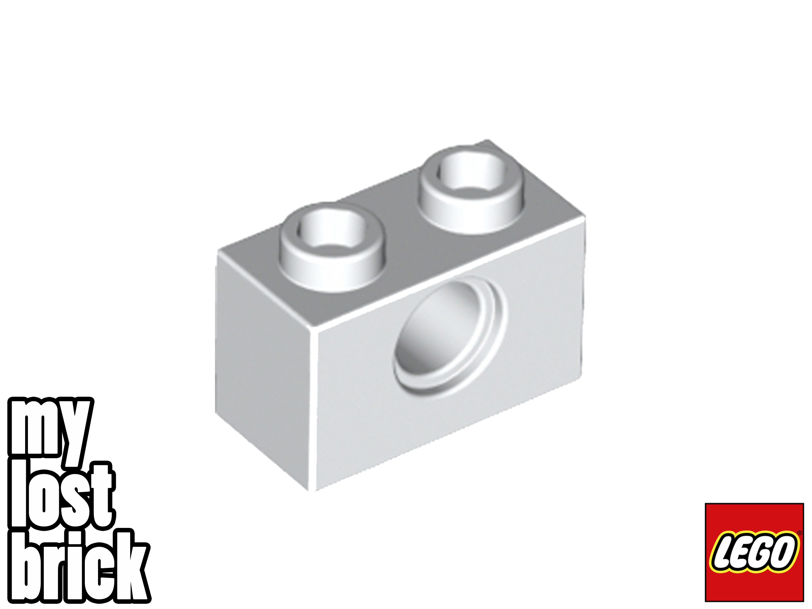 LEGO - Part 3700 - Technic Bricks 1x2 with Hole (Pack of 5) + NEW +SELECT COLOUR - Picture 27 of 28
