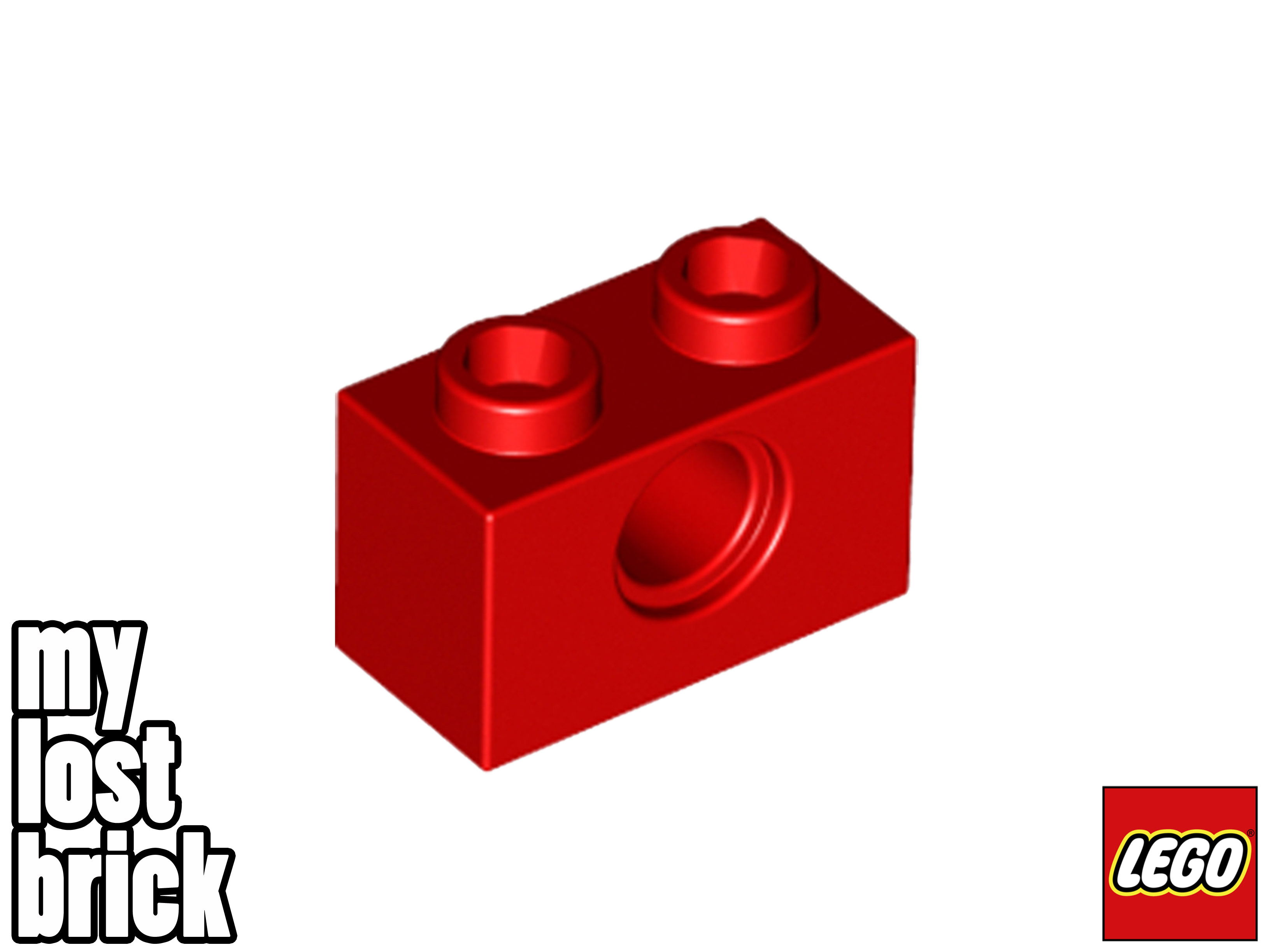 LEGO - Part 3700 - Technic Bricks 1x2 with Hole (Pack of 5) + NEW +SELECT COLOUR - Picture 22 of 28