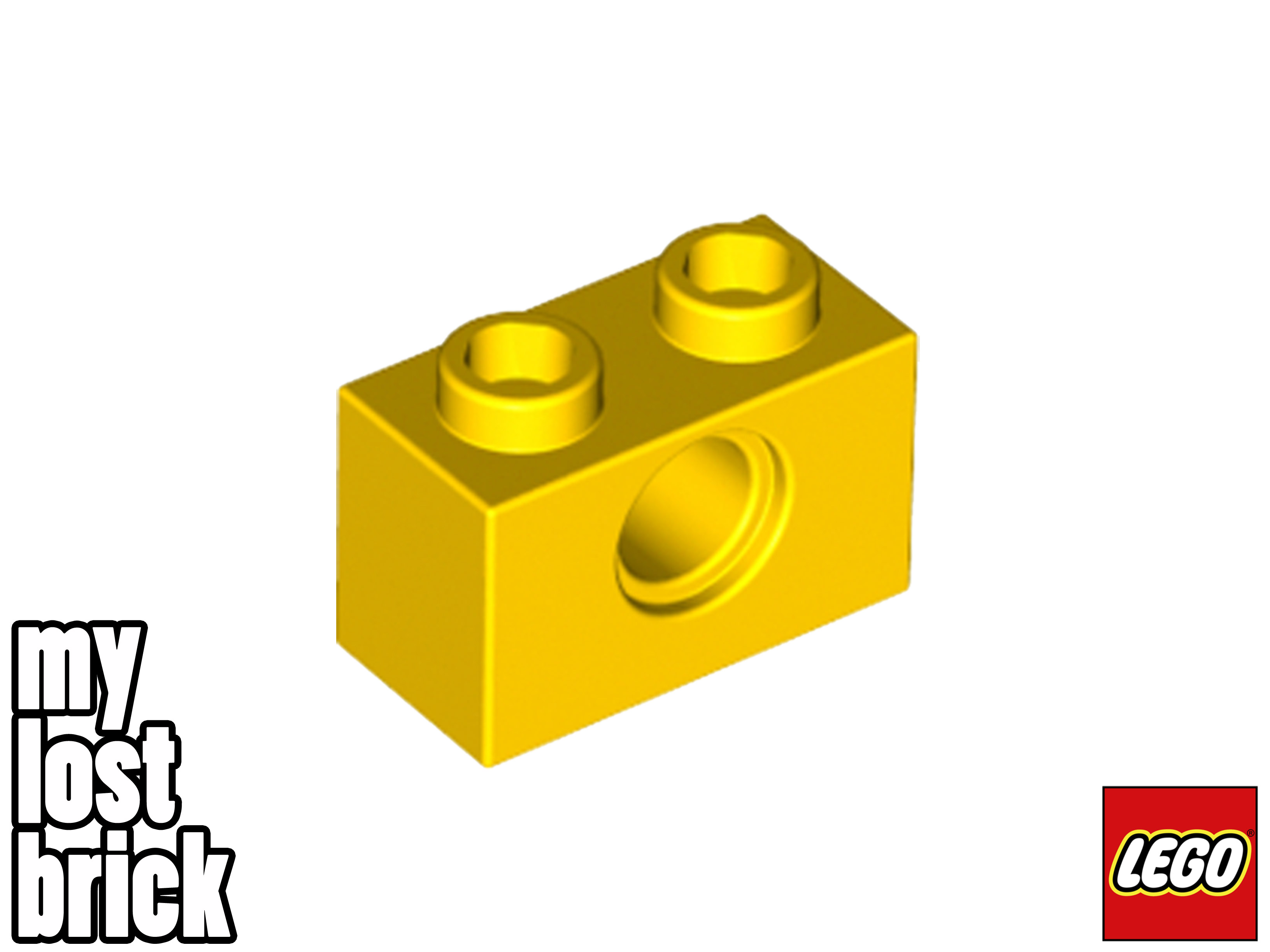 LEGO - Part 3700 - Technic Bricks 1x2 with Hole (Pack of 5) + NEW +SELECT COLOUR - Picture 28 of 28