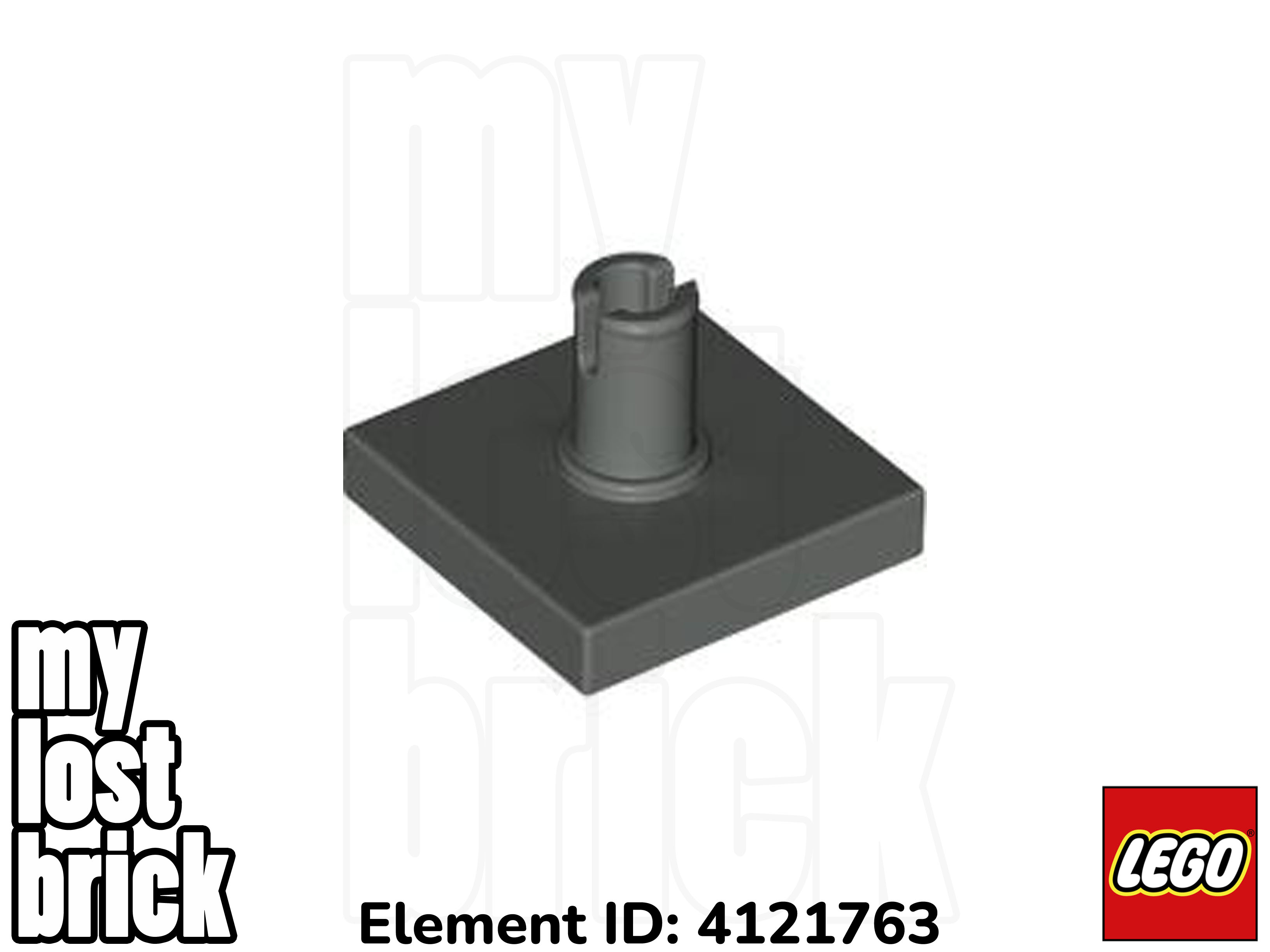 LEGO - Part 2460 - Tiles with Pin 2x2 (MULTIPACK) + NEW + SELECT COLOUR / QTY - Picture 7 of 14