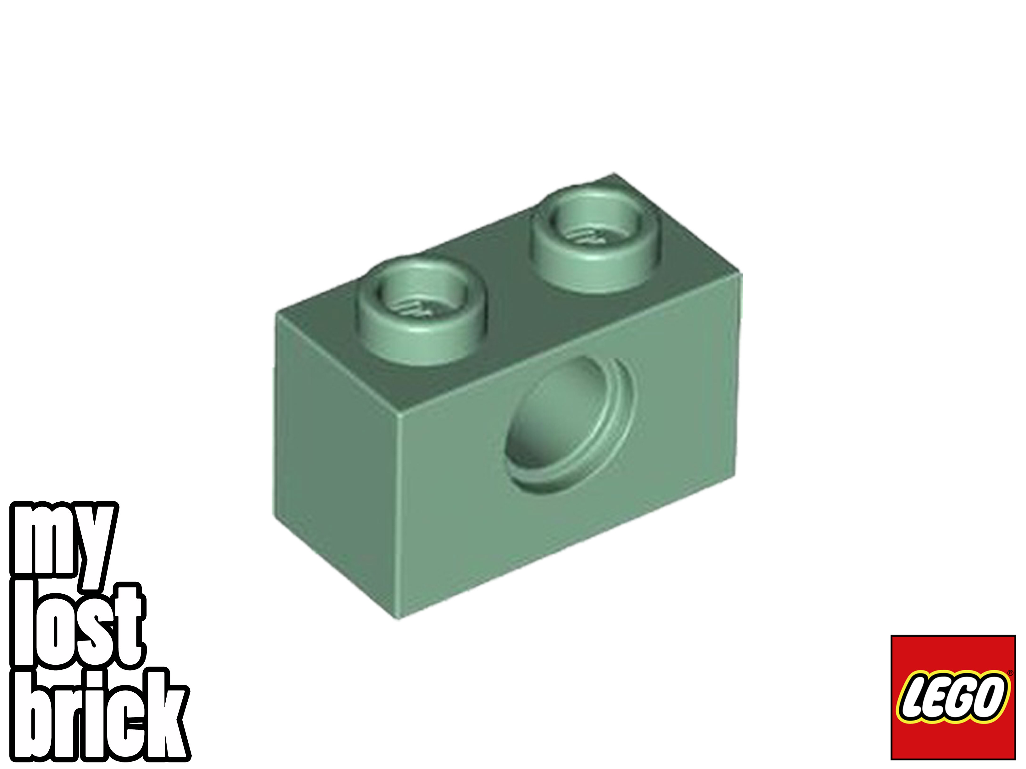 LEGO - Part 3700 - Technic Bricks 1x2 with Hole (Pack of 5) + NEW +SELECT COLOUR - Picture 25 of 28