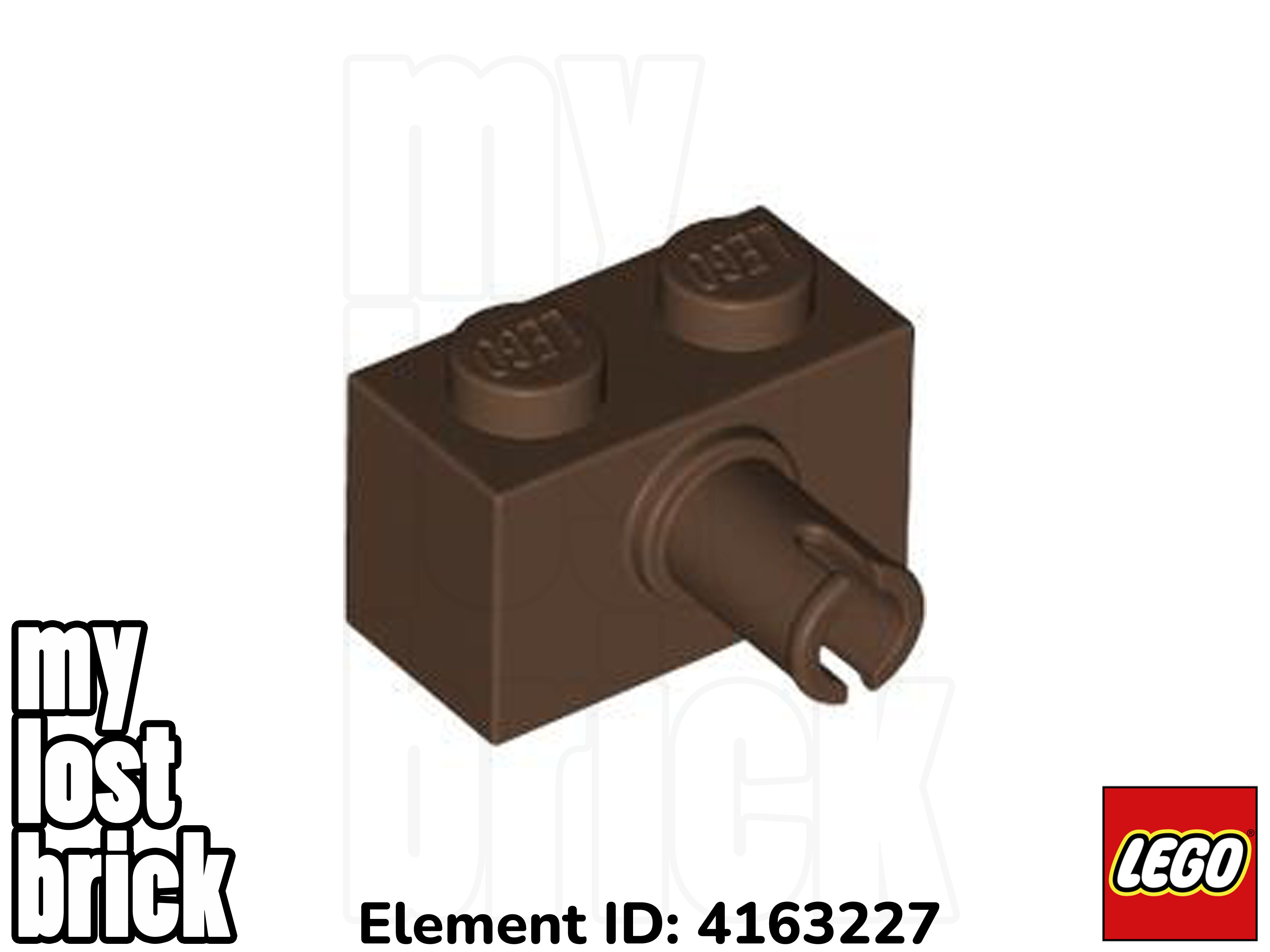 LEGO - Part 2458 - Bricks 1x2 with Pin (Pack of 5) + NEW + SELECT COLOUR - Picture 6 of 12