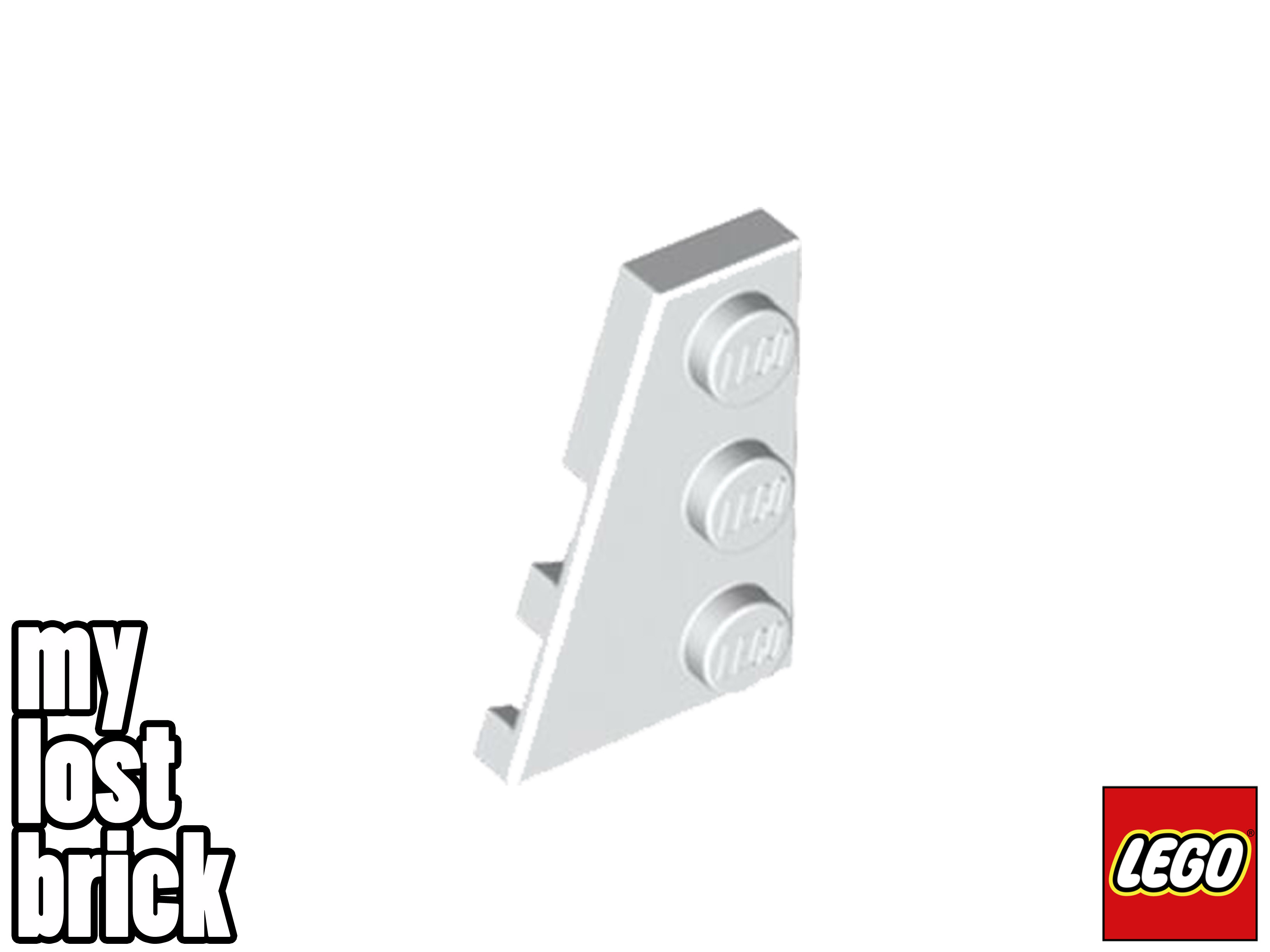 LEGO - Parte 43723 - Placa Cuña 3x2 Izquierda (Pack de 5) + NUEVO + SELECCIONAR COLOR - Imagen 30 de 31