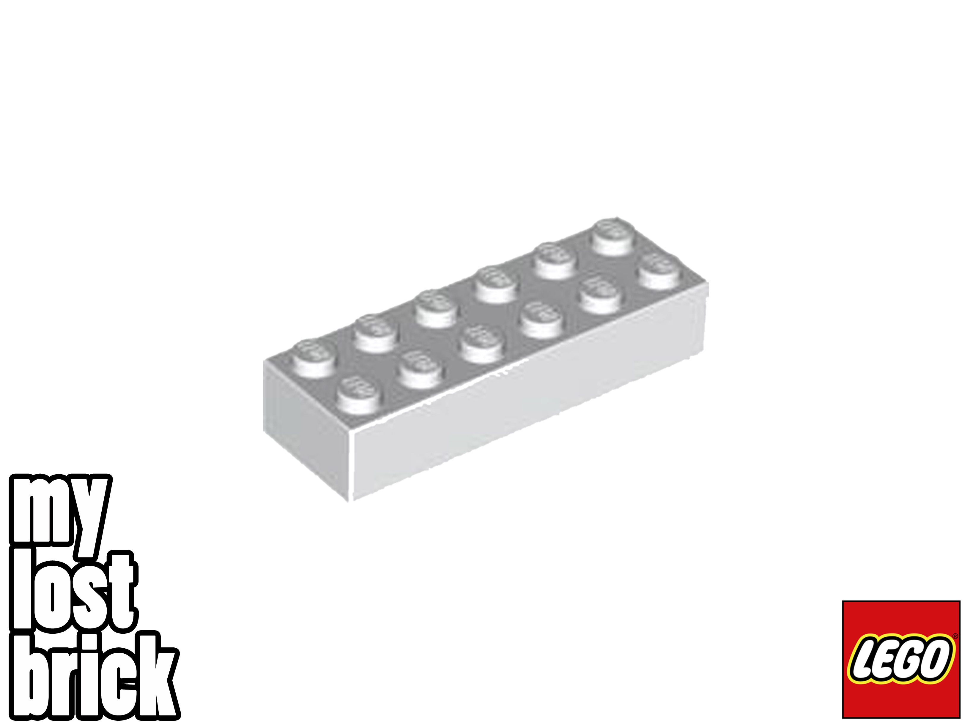 LEGO - Part 2456 - Bricks 2x6 (Pack of 5) + NEW + SELECT COLOUR - Picture 26 of 27