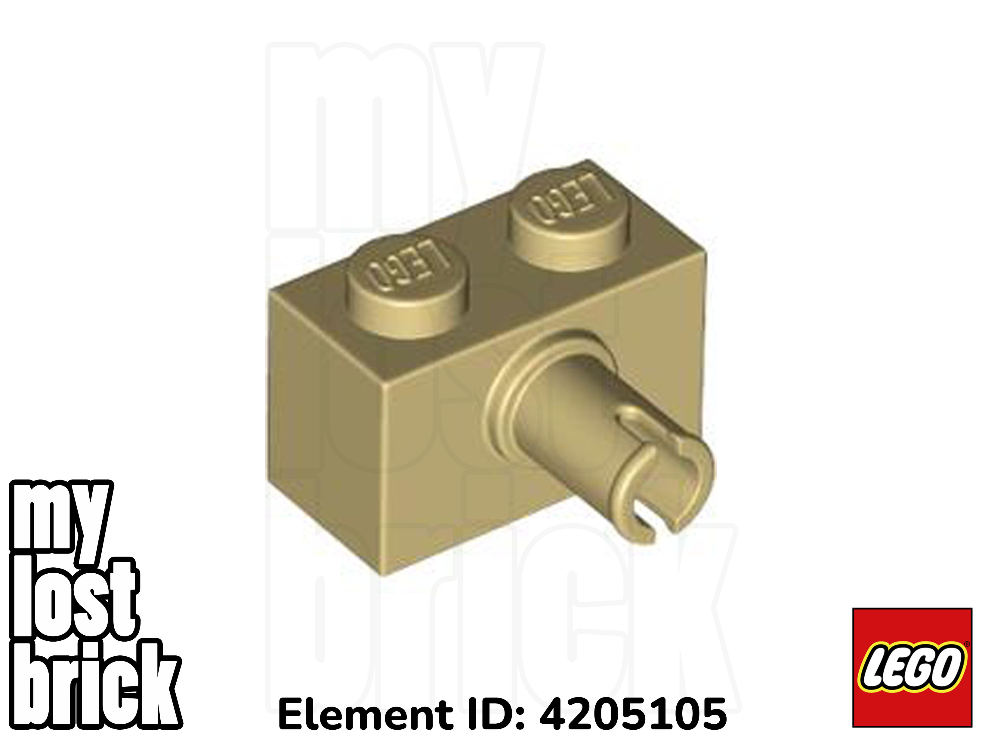 LEGO - Part 2458 - Bricks 1x2 with Pin (Pack of 5) + NEW + SELECT COLOUR - Picture 10 of 12