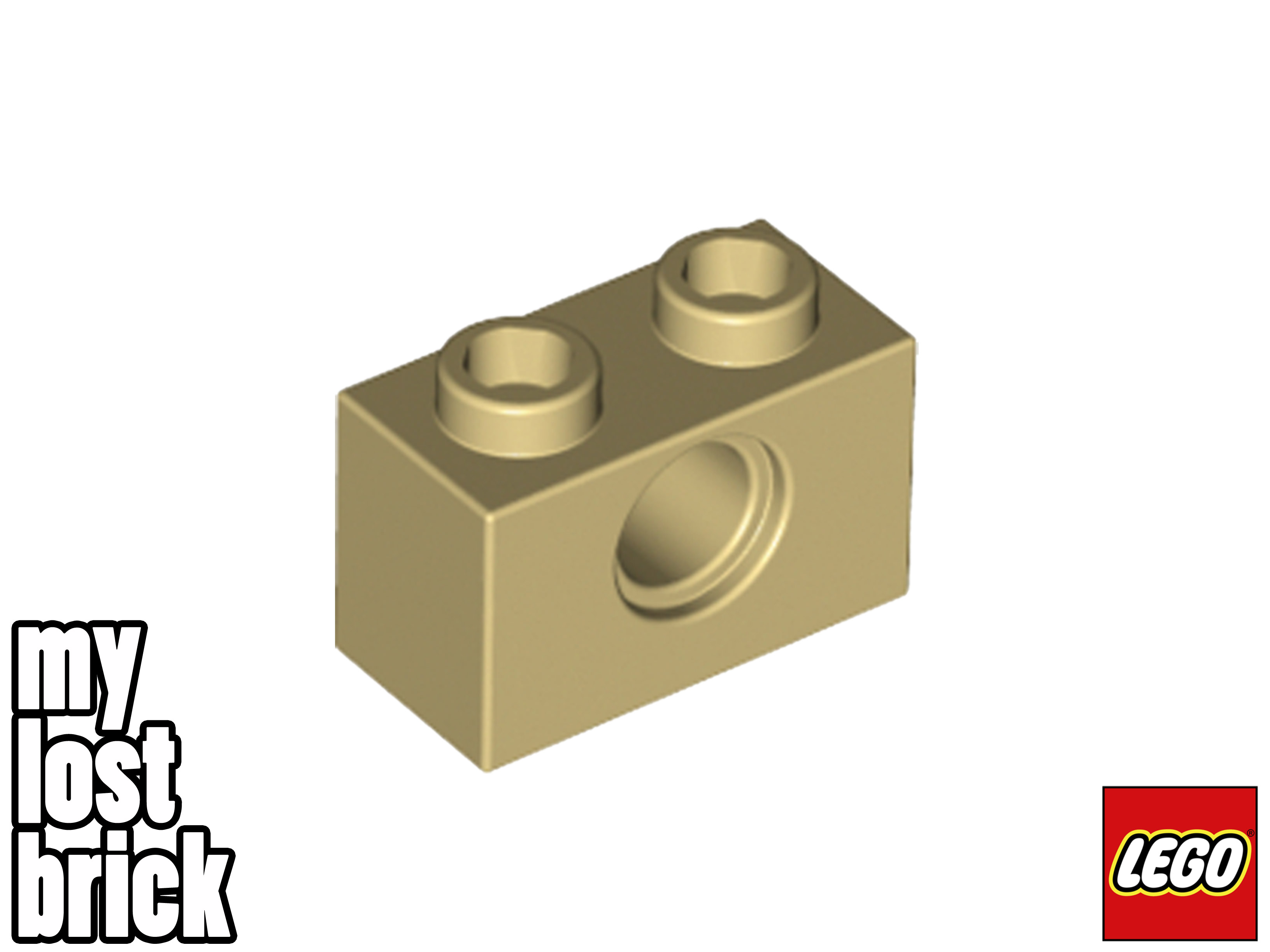 LEGO - Part 3700 - Technic Bricks 1x2 with Hole (Pack of 5) + NEW +SELECT COLOUR - Picture 26 of 28