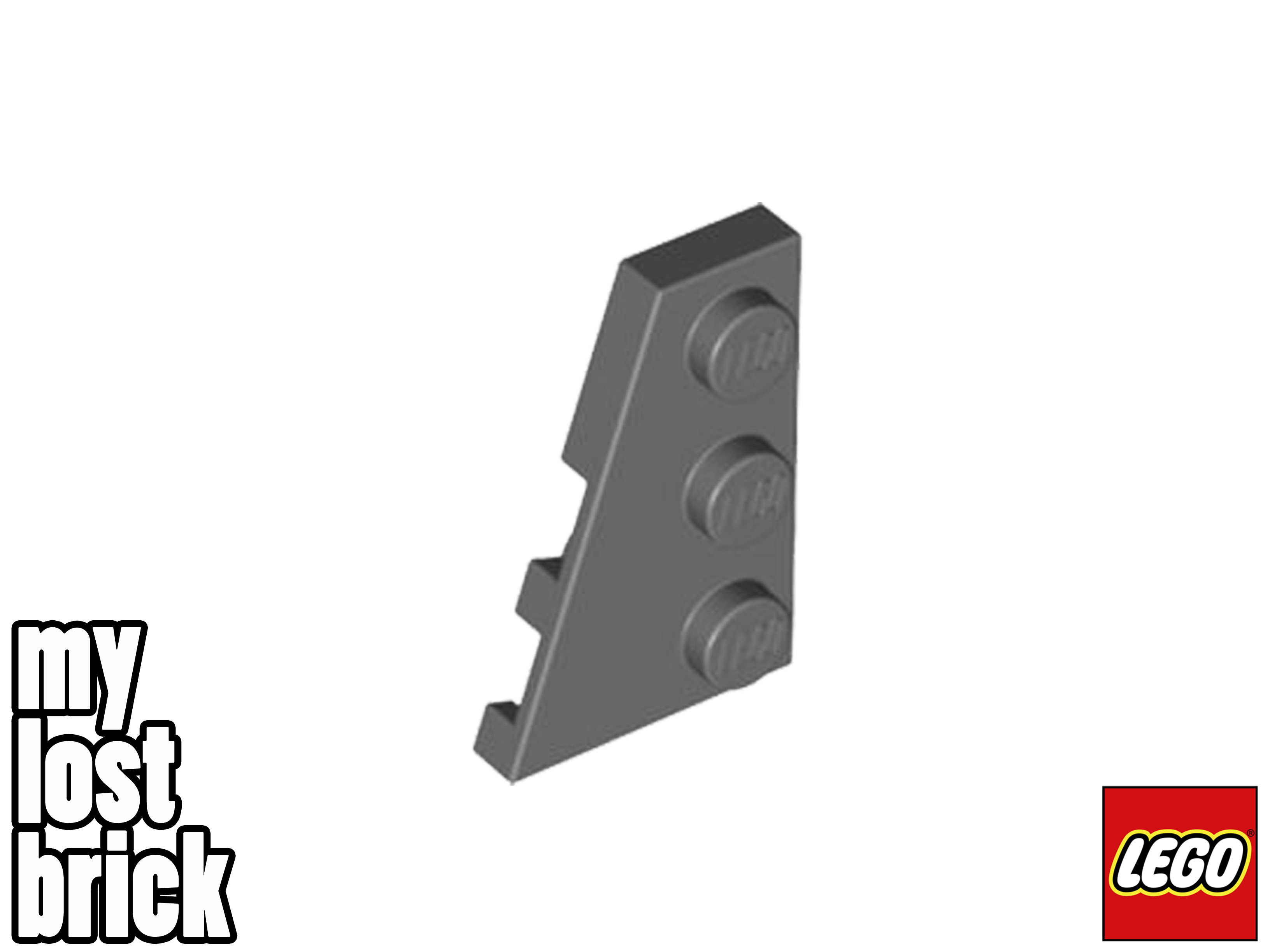 LEGO - Parte 43723 - Placa Cuña 3x2 Izquierda (Pack de 5) + NUEVO + SELECCIONAR COLOR - Imagen 9 de 31
