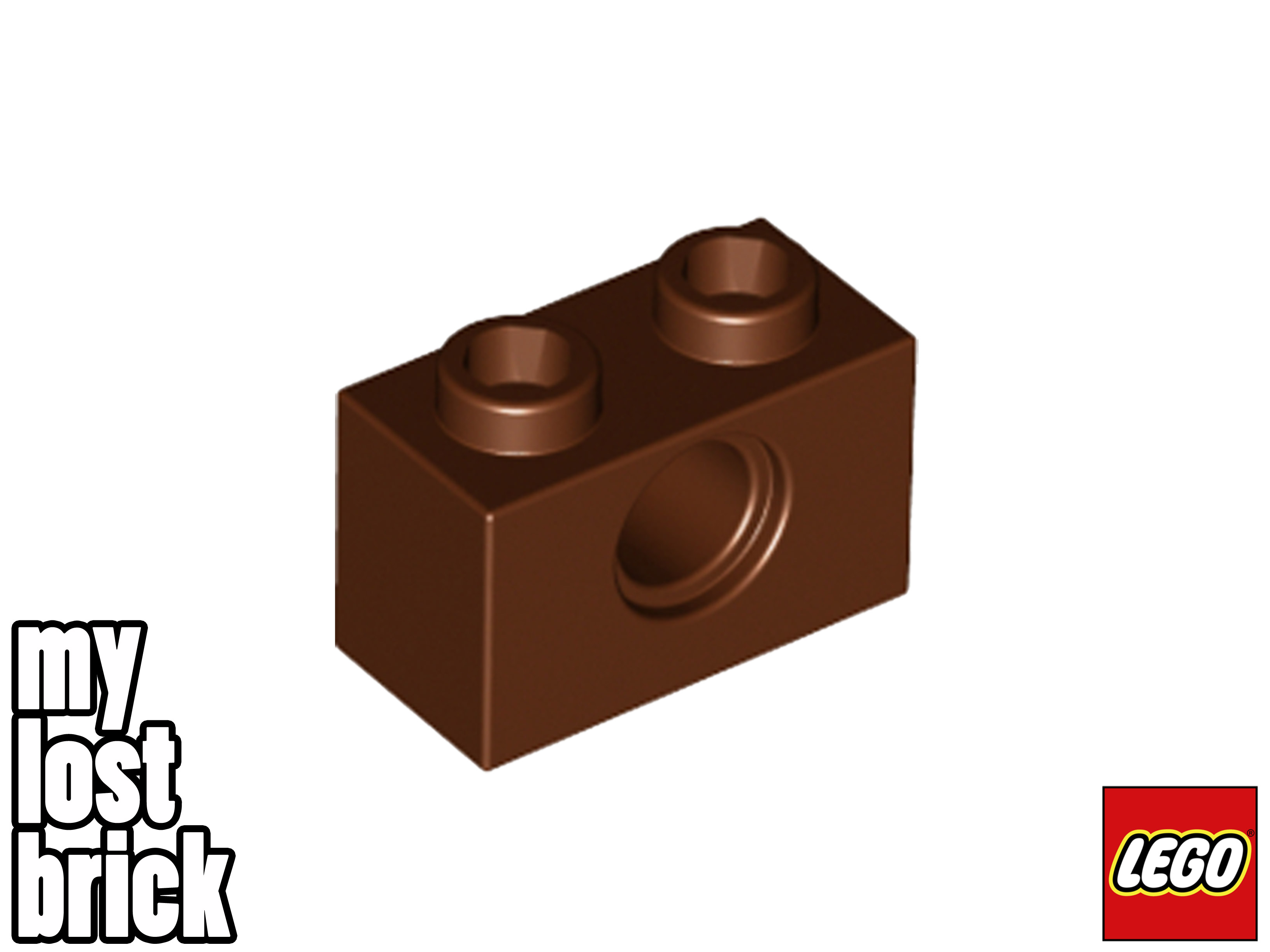 LEGO - Part 3700 - Technic Bricks 1x2 with Hole (Pack of 5) + NEW +SELECT COLOUR - Picture 23 of 28