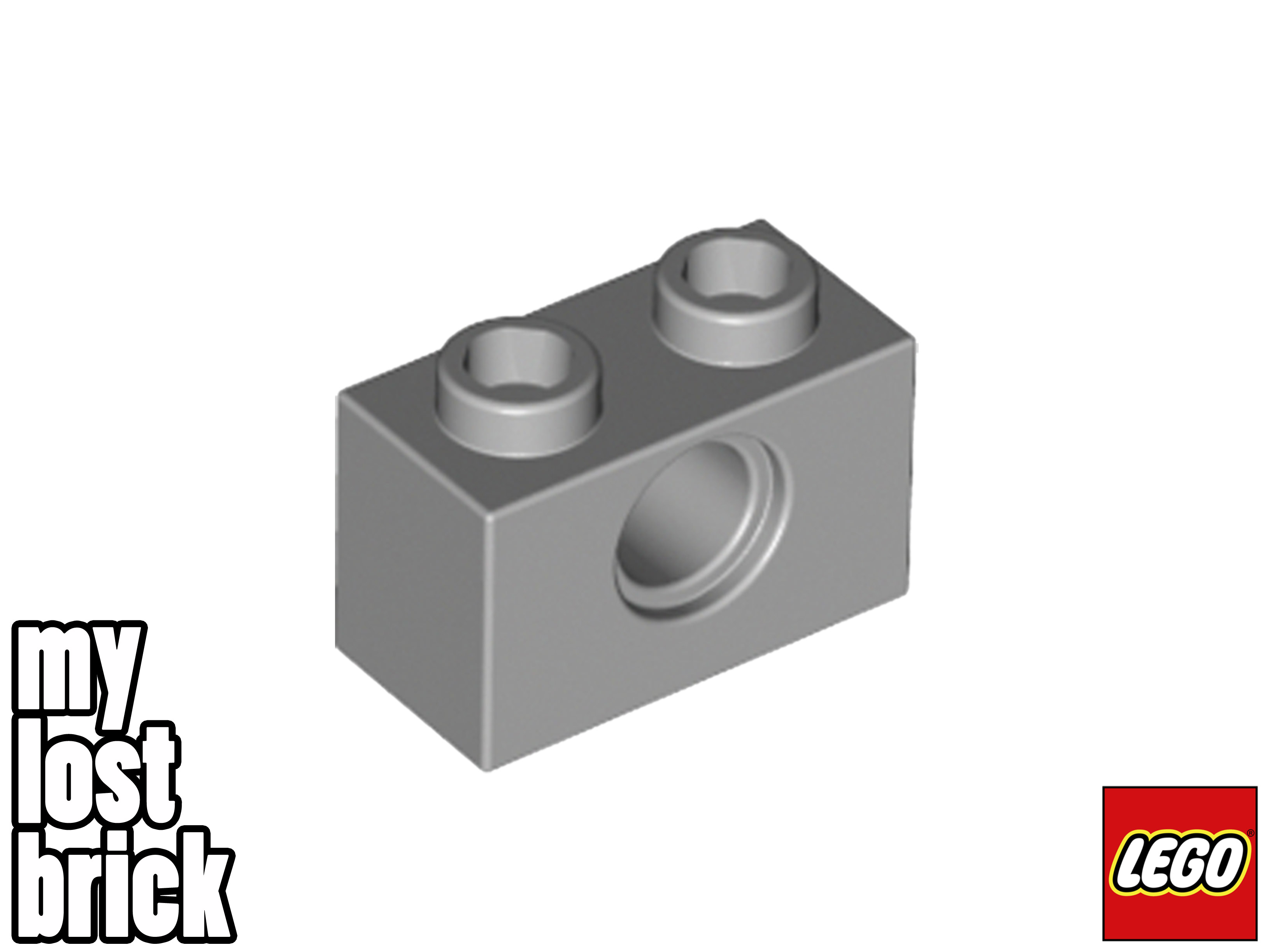 LEGO - Part 3700 - Technic Bricks 1x2 with Hole (Pack of 5) + NEW +SELECT COLOUR - Picture 15 of 28