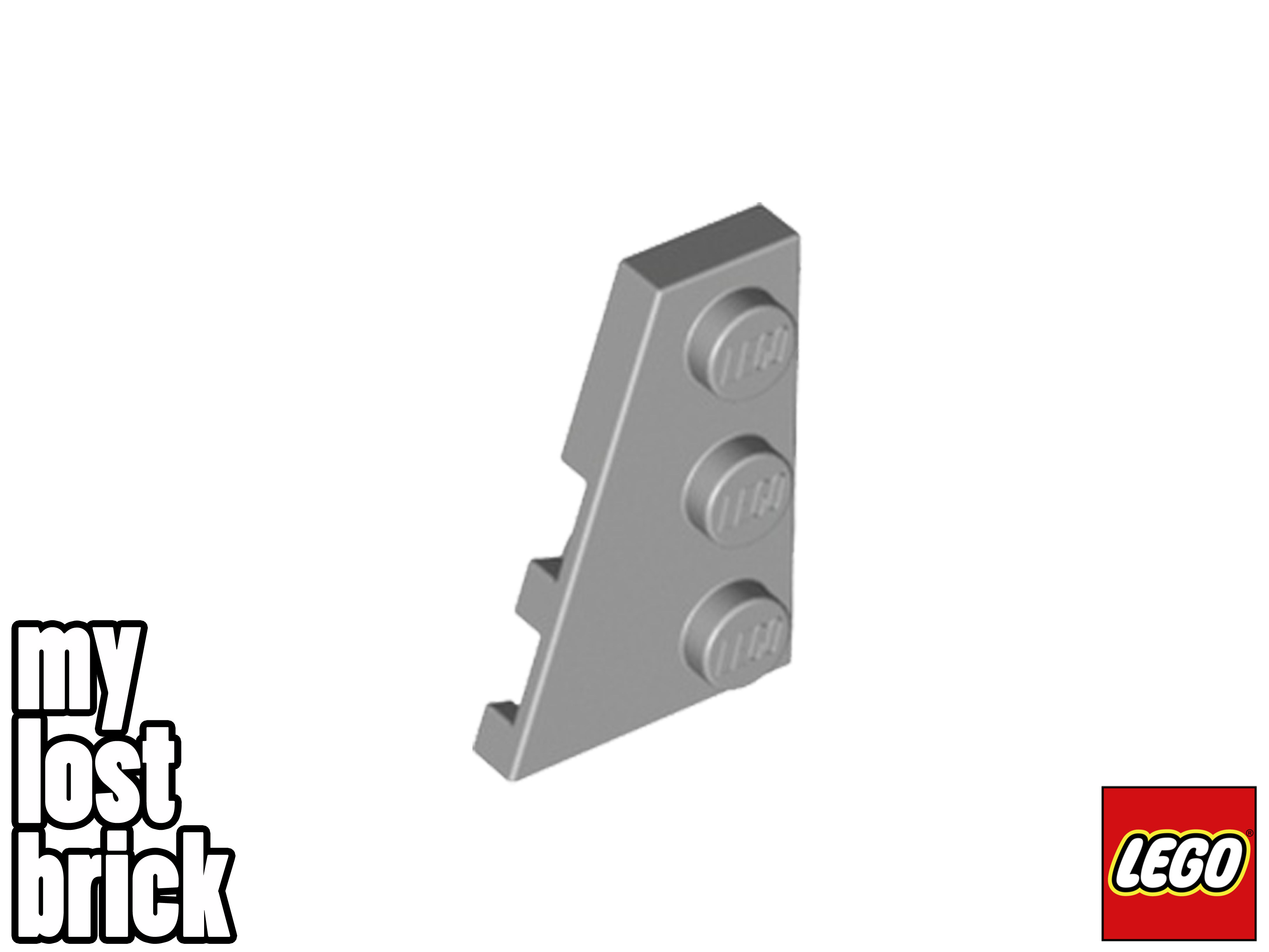 LEGO - Parte 43723 - Placa Cuña 3x2 Izquierda (Pack de 5) + NUEVO + SELECCIONAR COLOR - Imagen 17 de 31