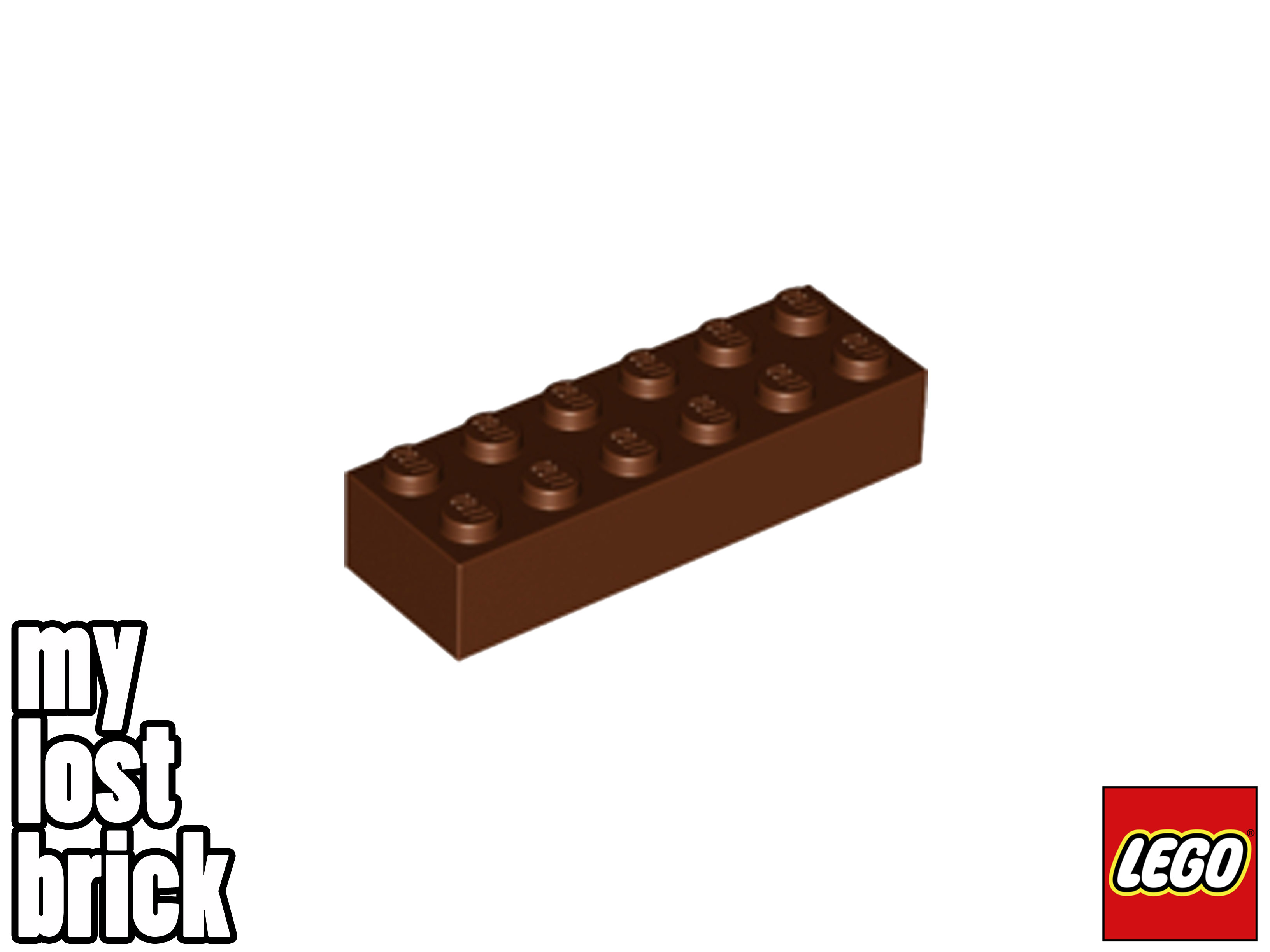 LEGO - Part 2456 - Bricks 2x6 (Pack of 5) + NEW + SELECT COLOUR - Picture 23 of 27