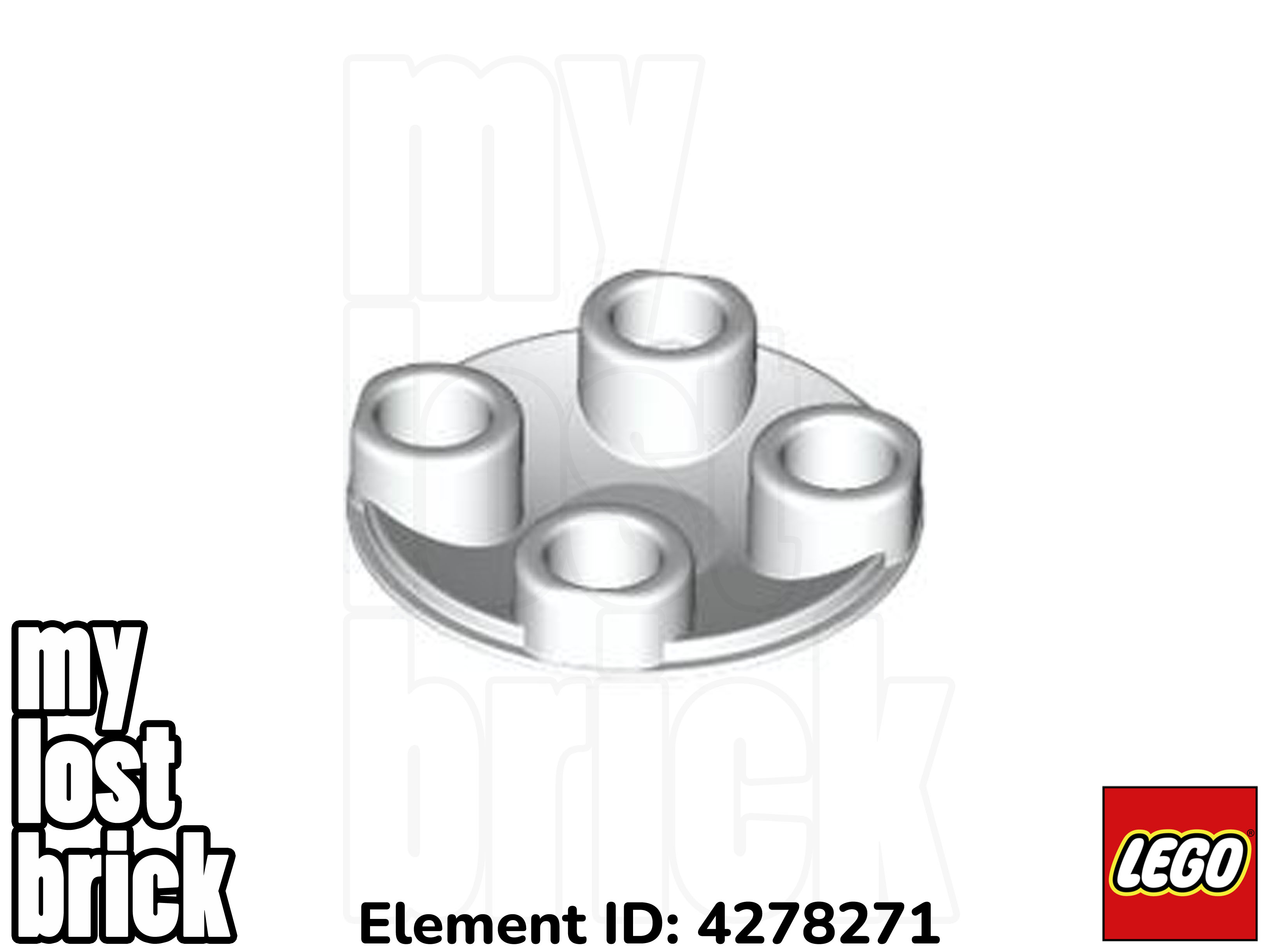 LEGO - Part 2654 - Plates Round 2x2 Round Bottom (PACK OF 5) +NEW +SELECT COLOUR - Picture 24 of 37