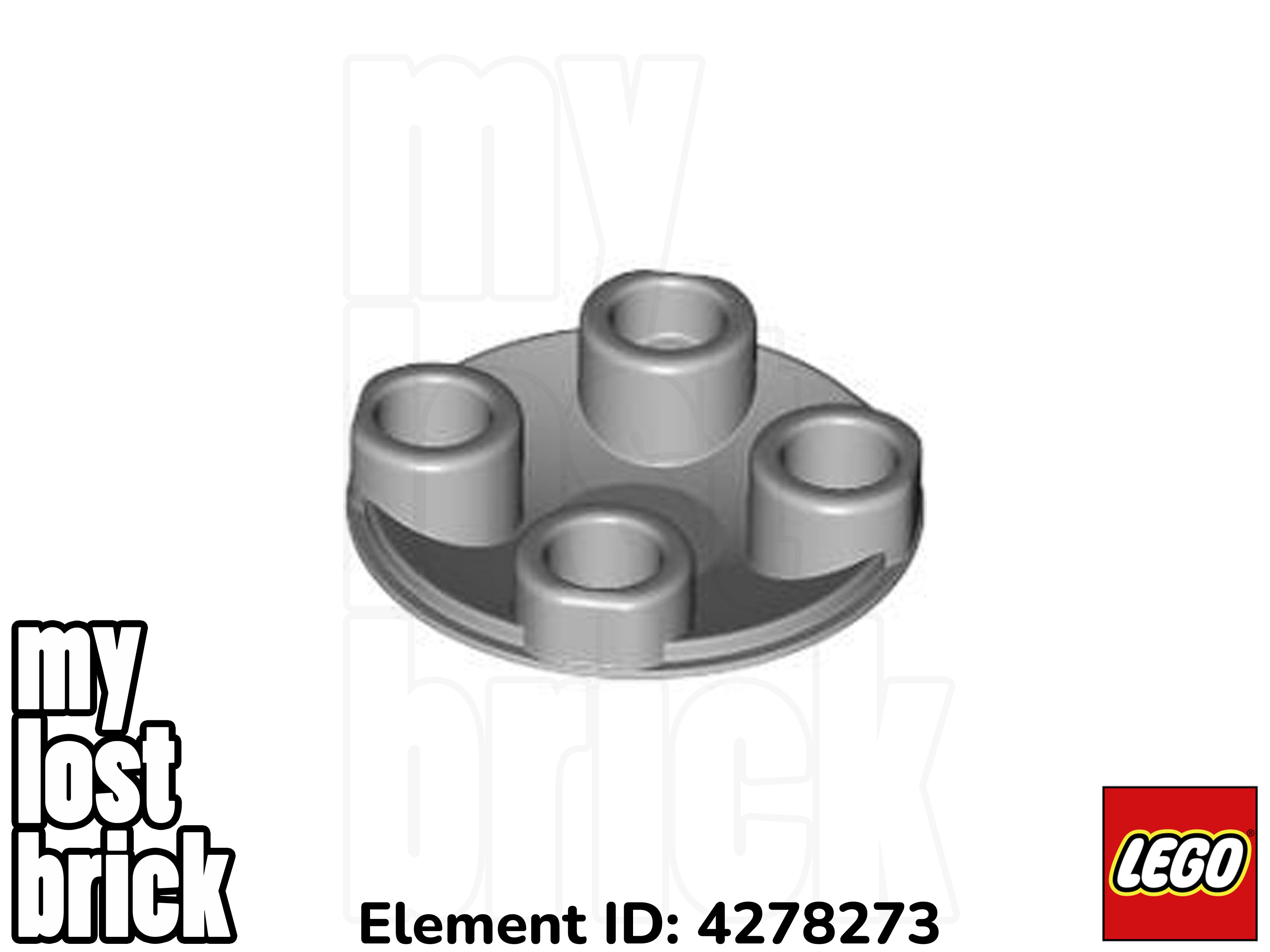 LEGO - Part 2654 - Plates Round 2x2 Round Bottom (PACK OF 5) +NEW +SELECT COLOUR - Picture 14 of 37