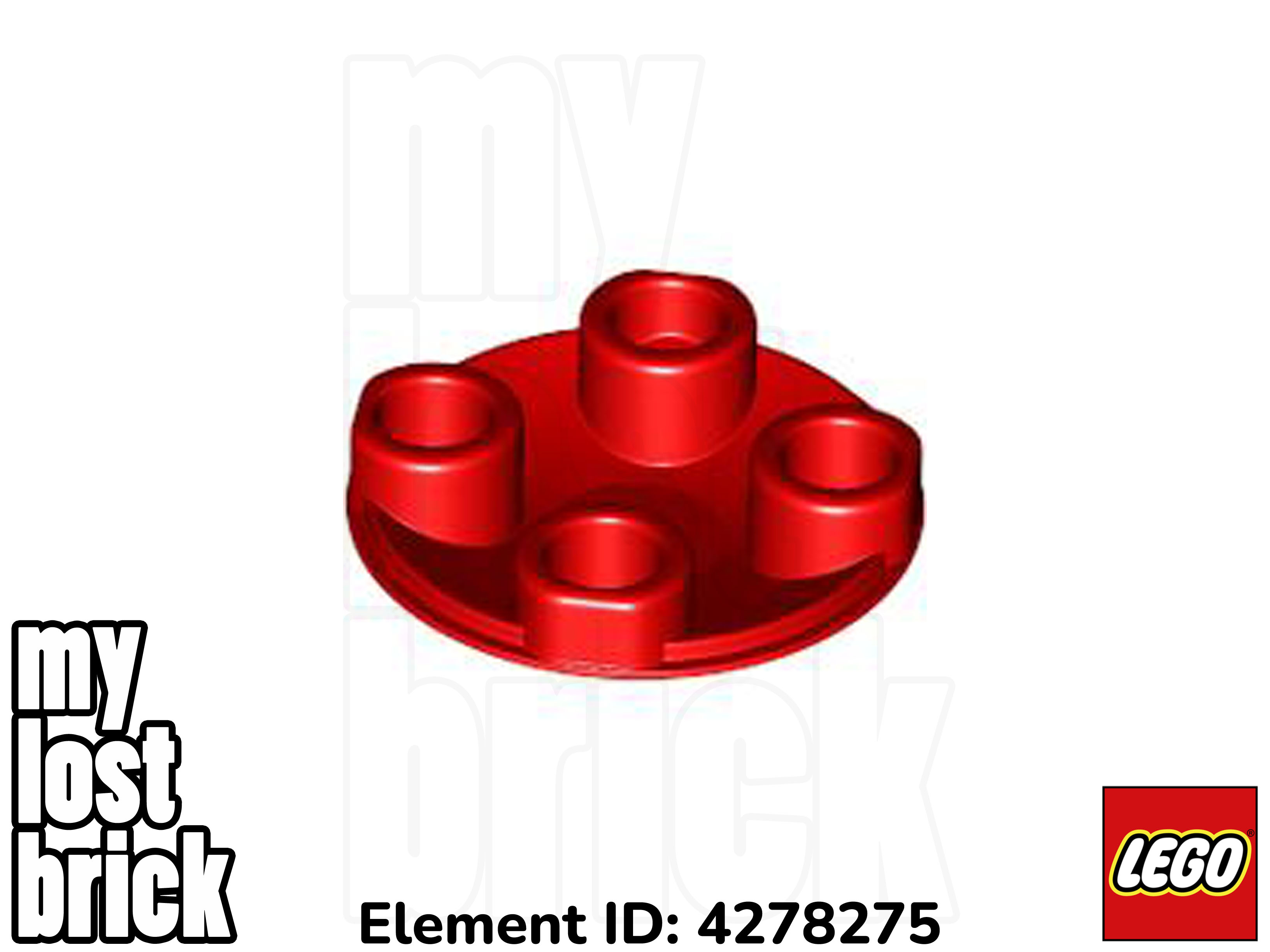 LEGO - Part 2654 - Plates Round 2x2 Round Bottom (PACK OF 5) +NEW +SELECT COLOUR - Picture 20 of 37
