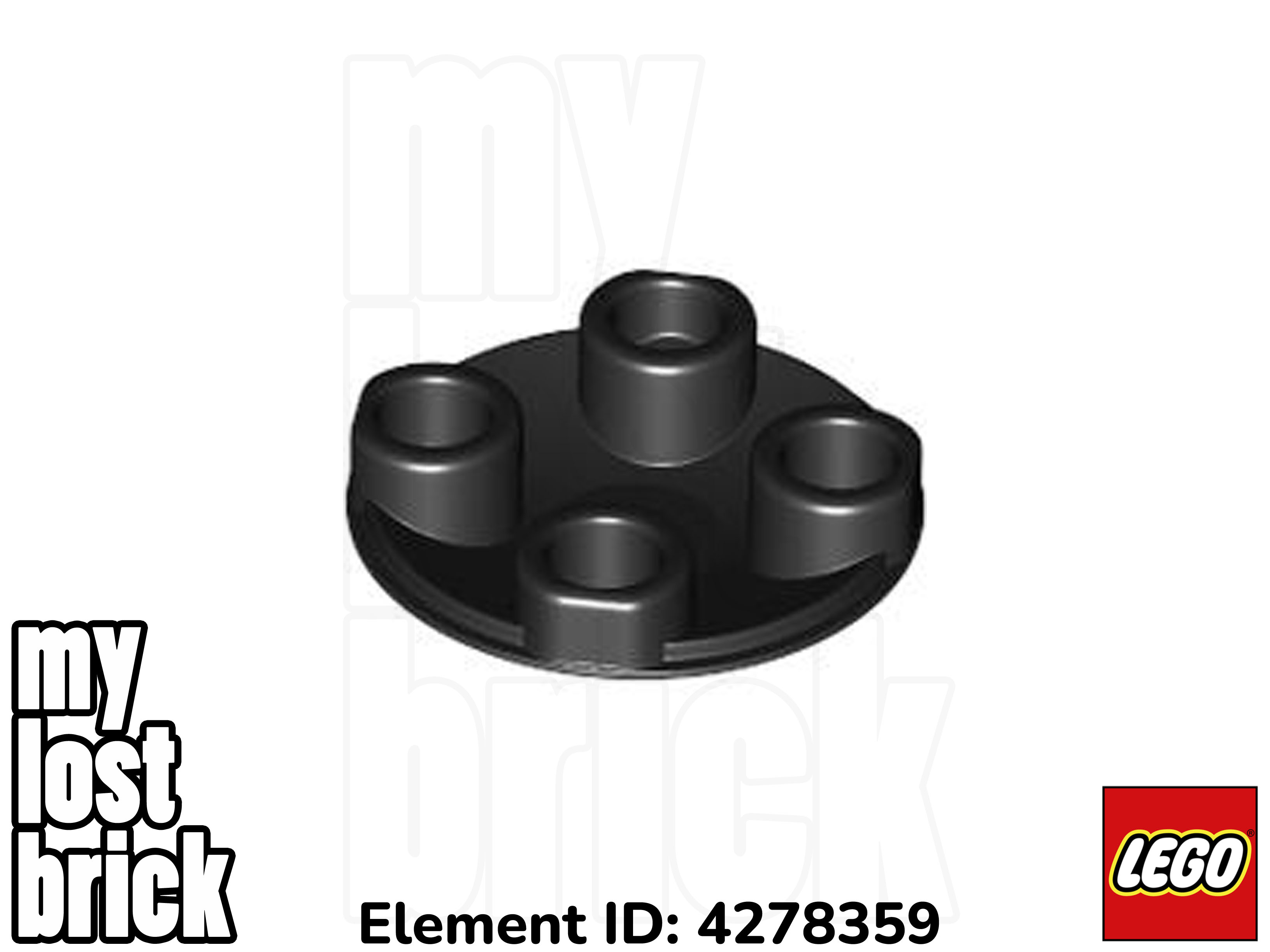 LEGO - Part 2654 - Plates Round 2x2 Round Bottom (PACK OF 5) +NEW +SELECT COLOUR - Picture 4 of 37