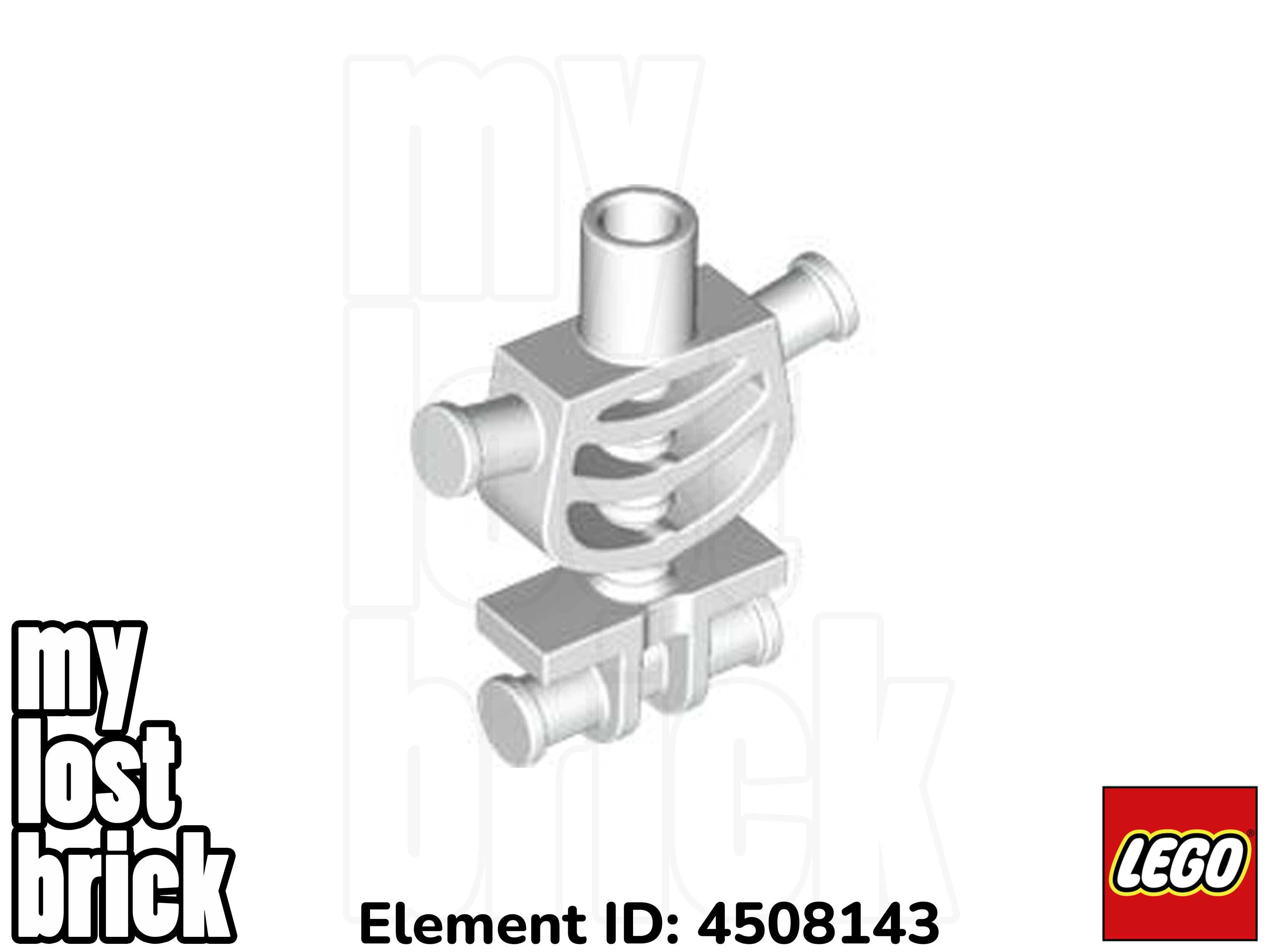 LEGO Skelett Minifigur gebogene Arme horizontaler Griff aus Set 10305 (gen099) - NEU - Bild 6 von 8