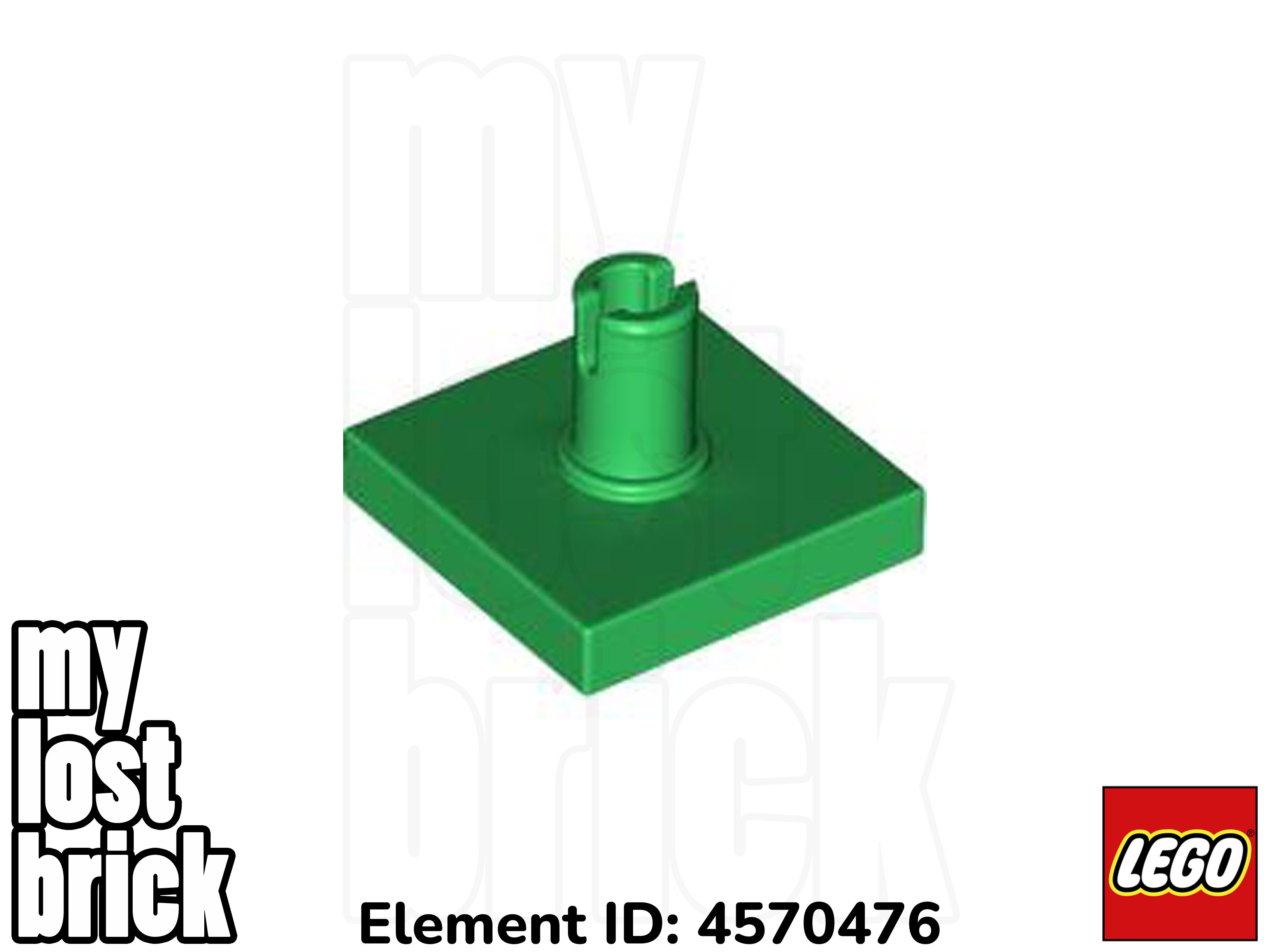 LEGO - Part 2460 - Tiles with Pin 2x2 (MULTIPACK) + NEW + SELECT COLOUR / QTY - Picture 9 of 14