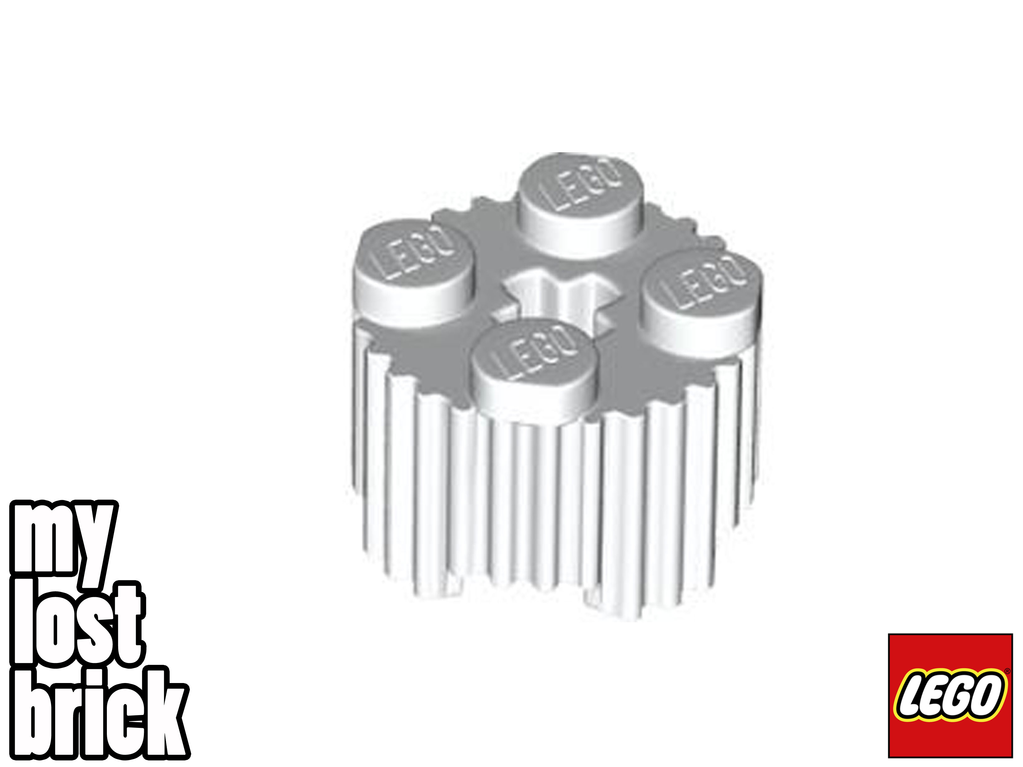 LEGO - Part 92947 - Round Profile Brick 2x2 Axle Hole + NEW +SELECT COLOUR / QTY - Picture 11 of 12