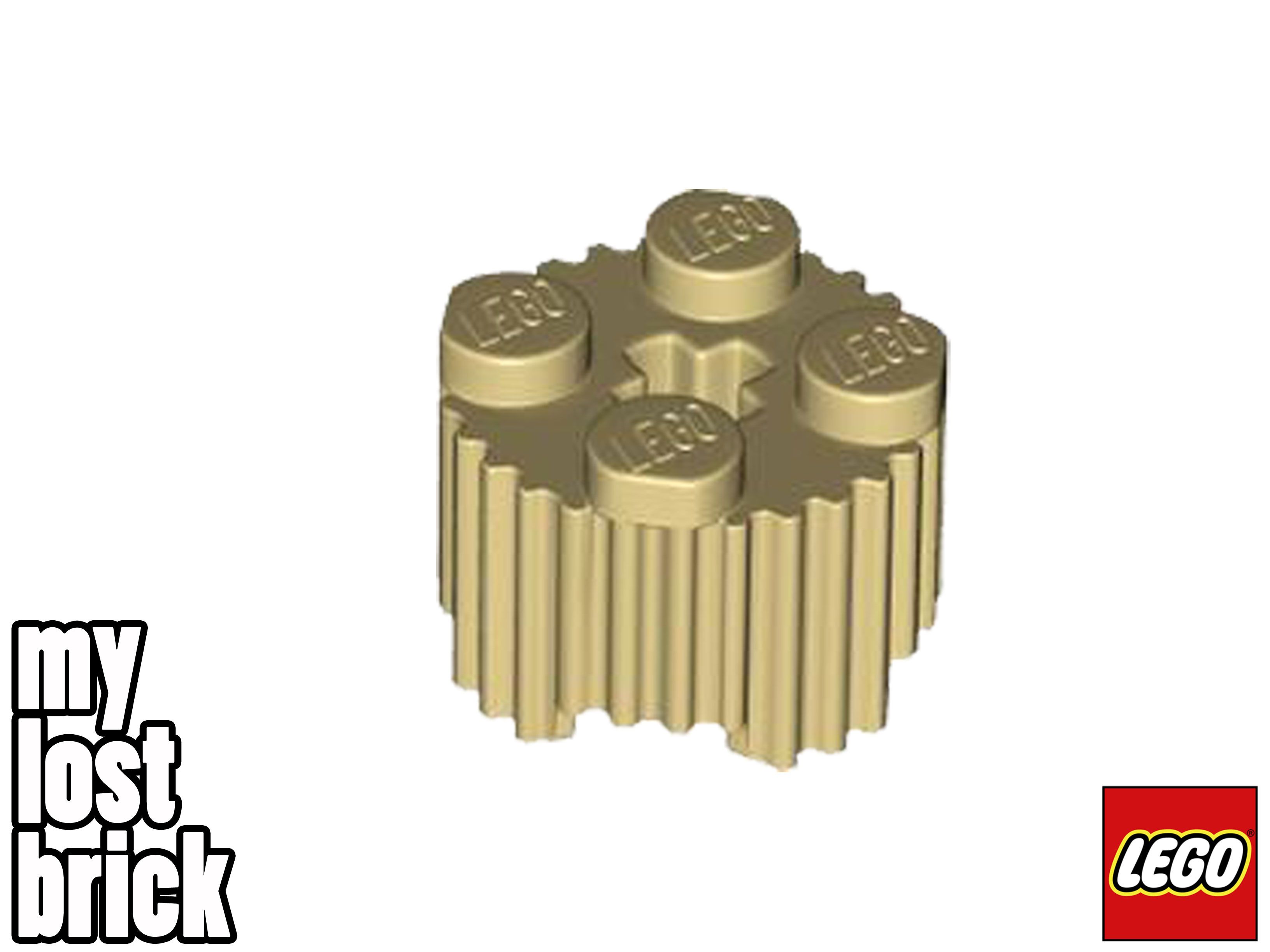 LEGO - Part 92947 - Round Profile Brick 2x2 Axle Hole + NEW +SELECT COLOUR / QTY - Picture 10 of 12