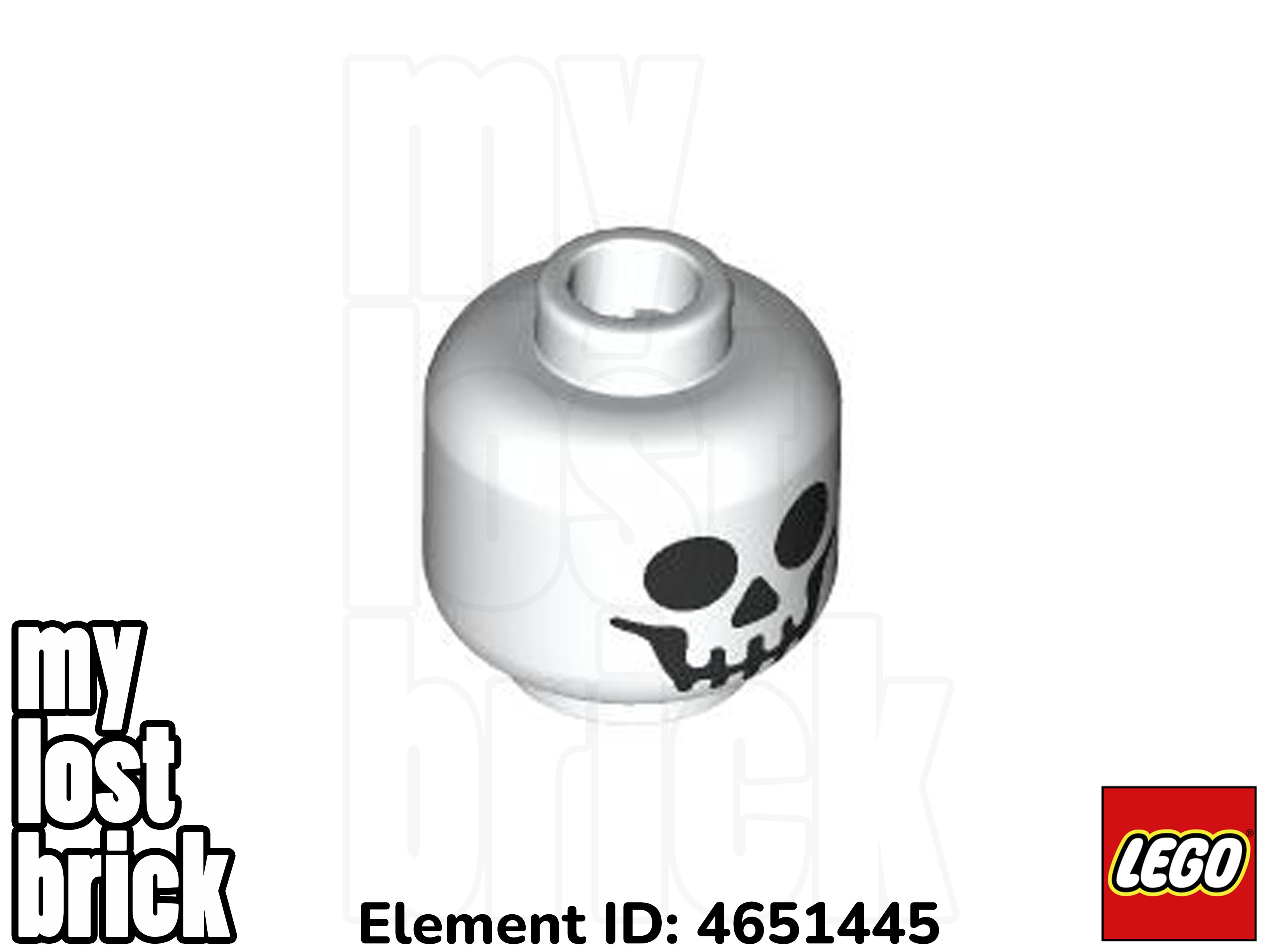 LEGO Skelett Minifigur gebogene Arme horizontaler Griff aus Set 10305 (gen099) - NEU - Bild 5 von 8