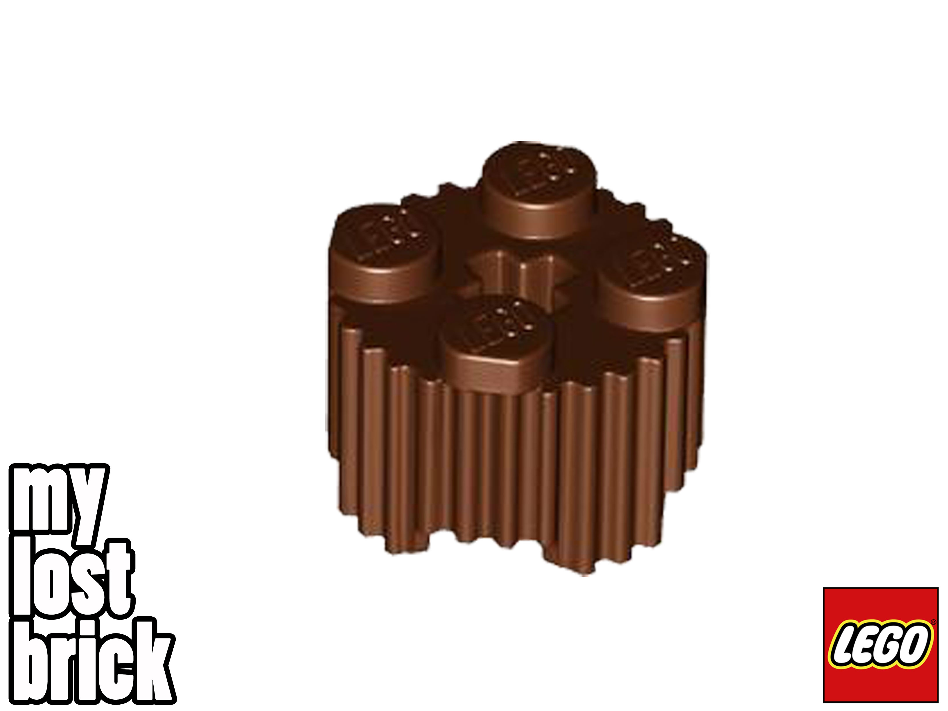 LEGO - Part 92947 - Round Profile Brick 2x2 Axle Hole + NEW +SELECT COLOUR / QTY - Picture 9 of 12