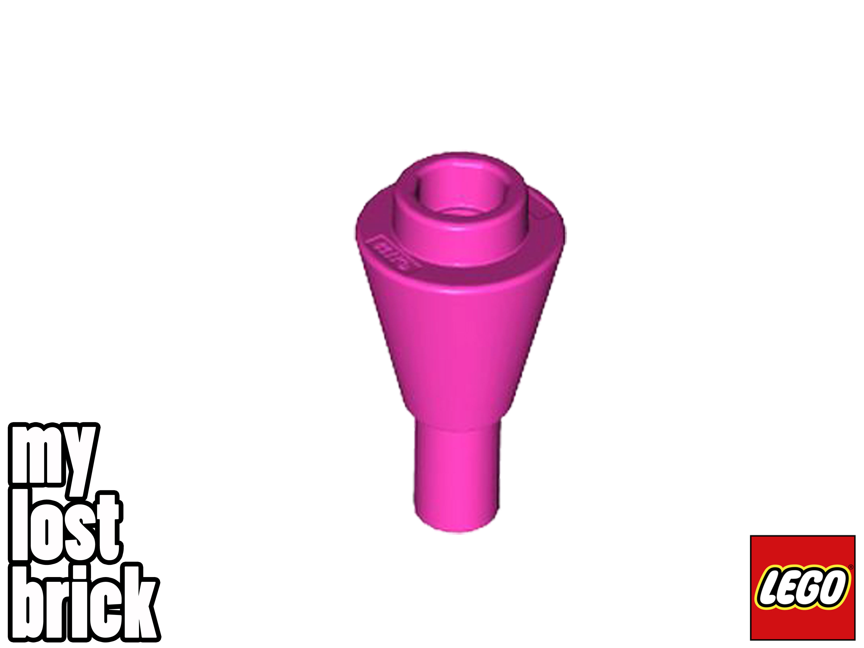 LEGO - Part 11610 - Cone Inverted 1x1 with Bar (Pack of 5) + NEW + SELECT COLOUR - Picture 7 of 11