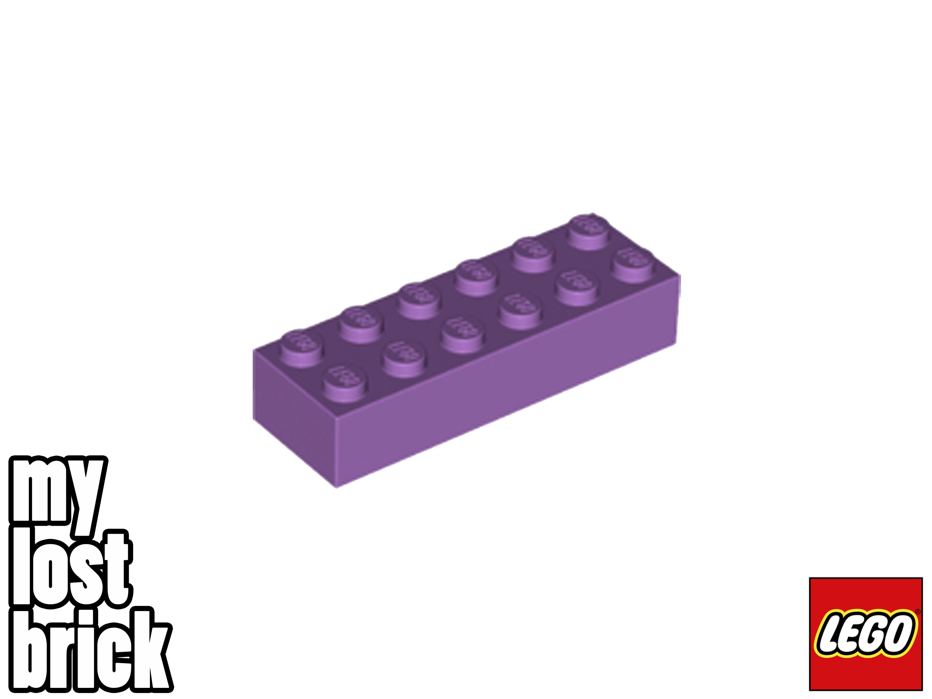 LEGO - Part 2456 - Bricks 2x6 (Pack of 5) + NEW + SELECT COLOUR - Picture 18 of 27