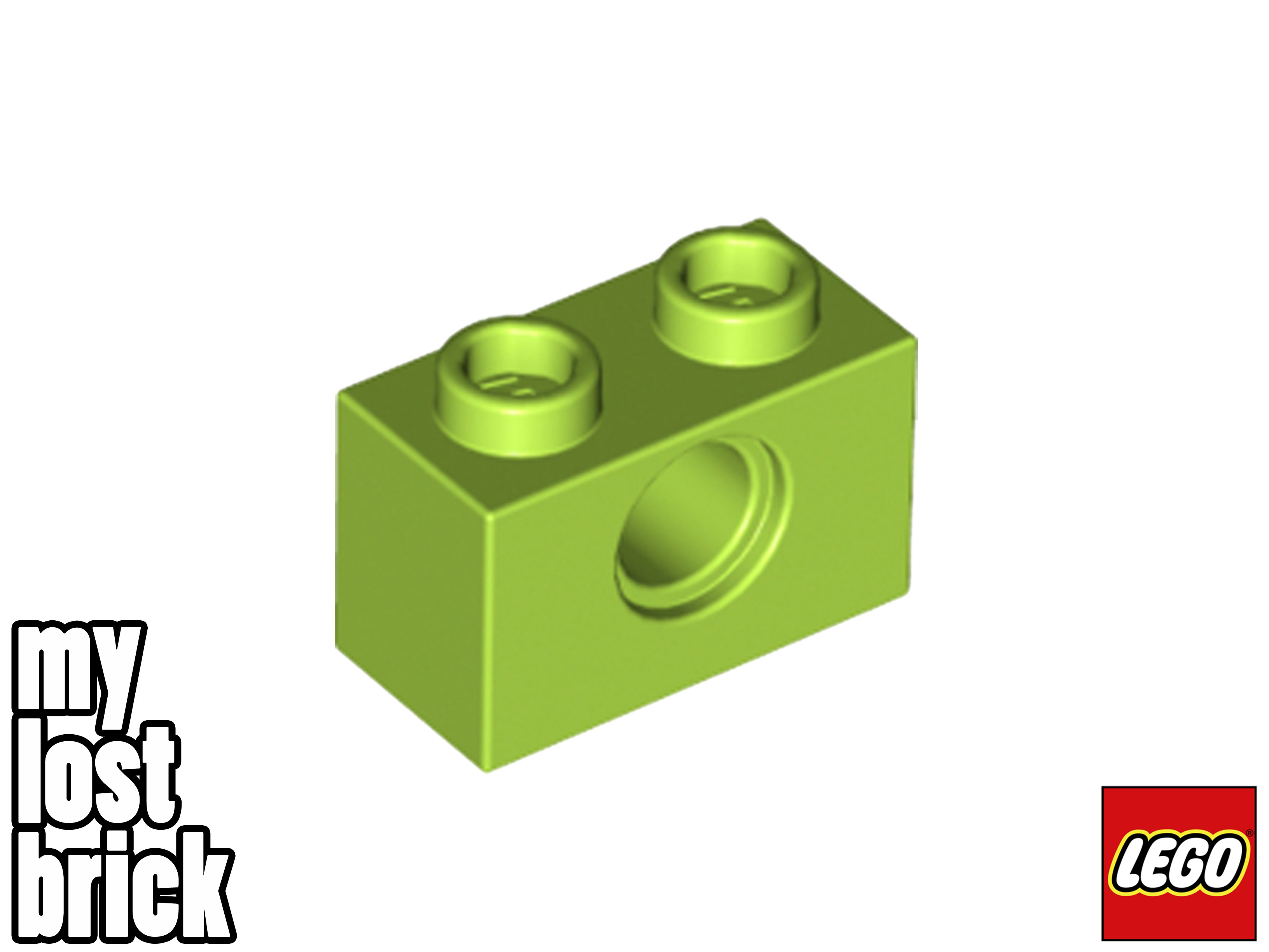 LEGO - Part 3700 - Technic Bricks 1x2 with Hole (Pack of 5) + NEW +SELECT COLOUR - Picture 16 of 28