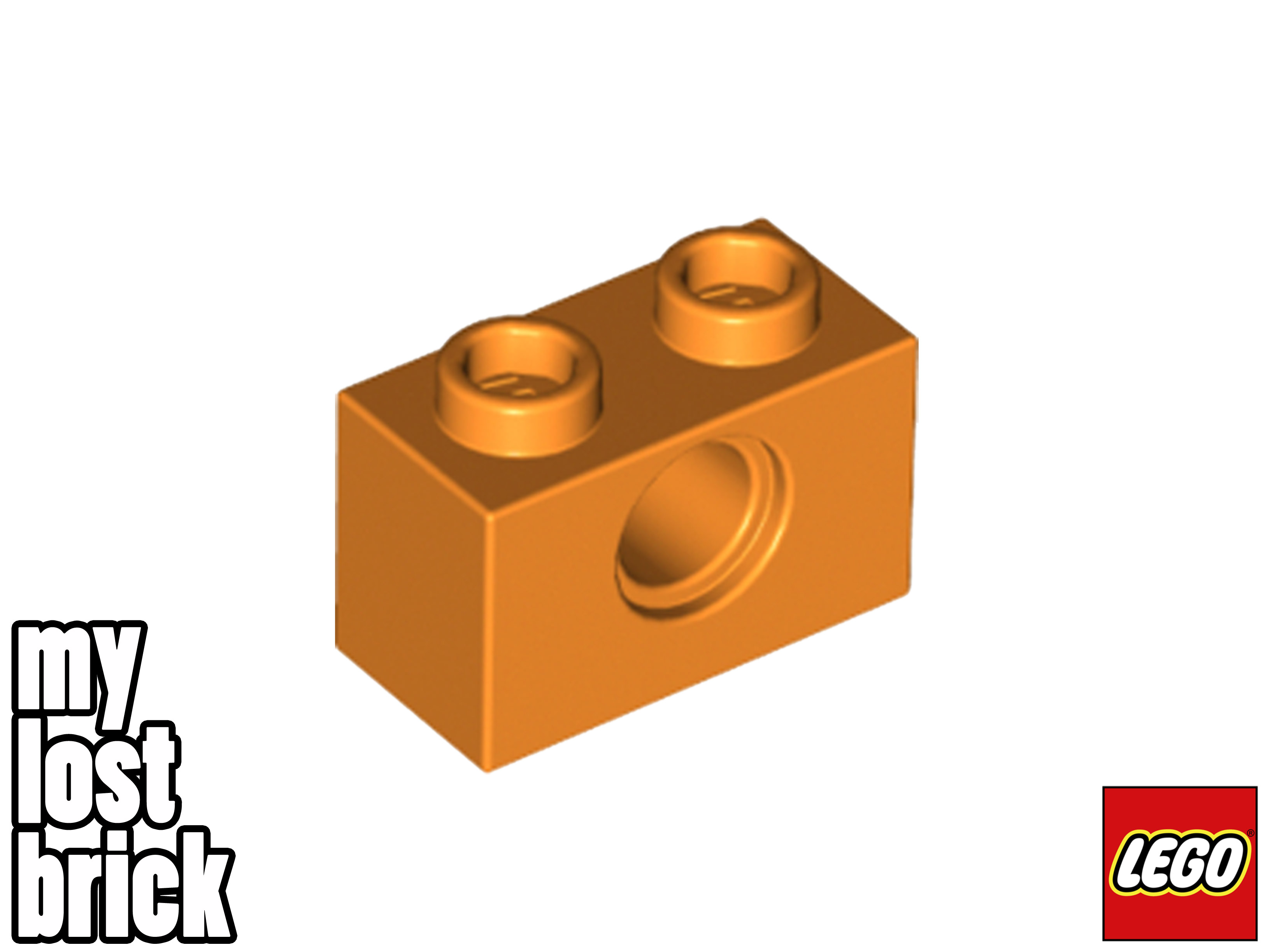 LEGO - Part 3700 - Technic Bricks 1x2 with Hole (Pack of 5) + NEW +SELECT COLOUR - Picture 21 of 28