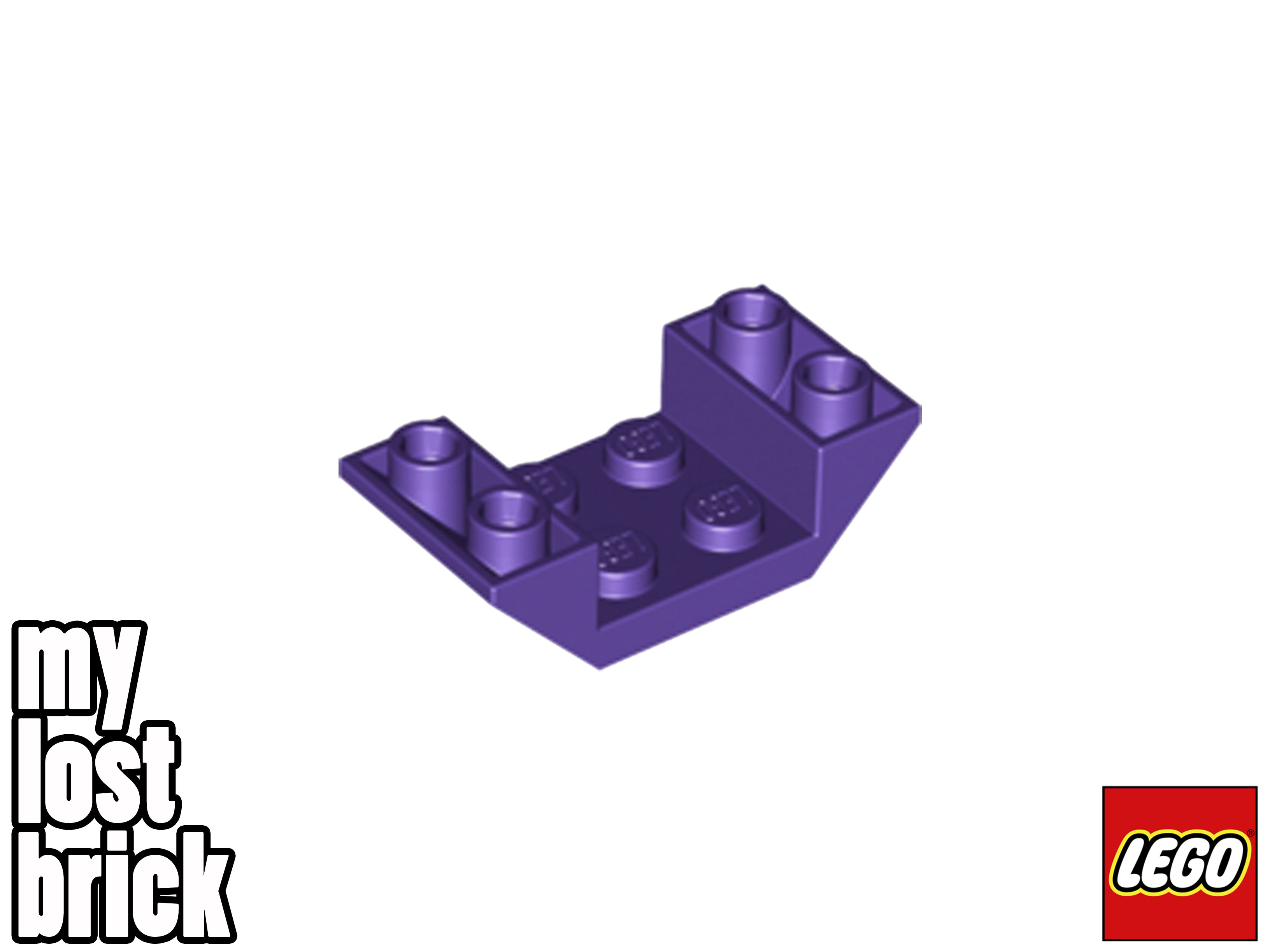 LEGO - Part 4871 - Slopes Inverted 4x2 45° Double +NEW +SELECT COLOUR / QUANTITY - Picture 8 of 18