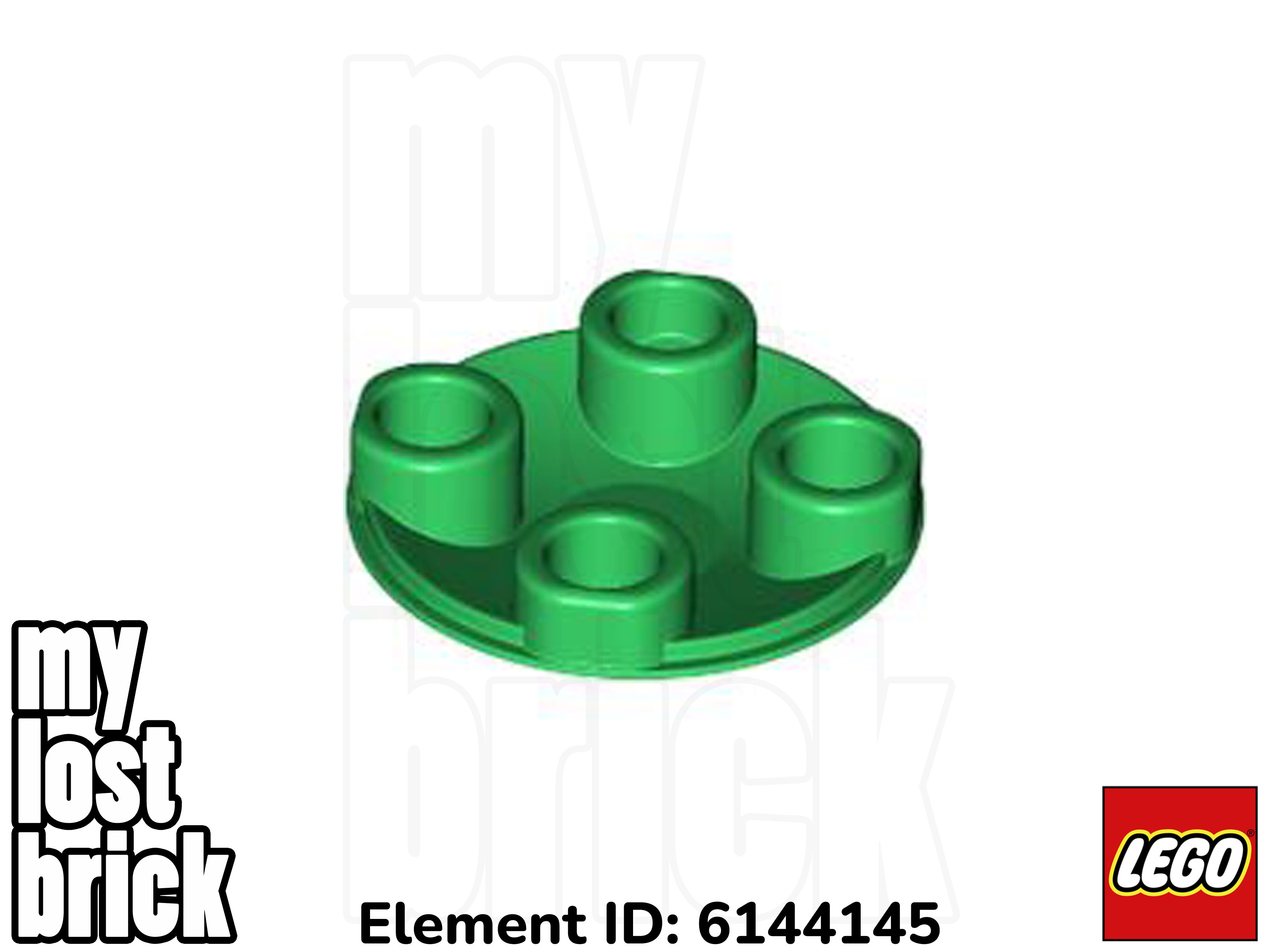 LEGO - Part 2654 - Plates Round 2x2 Round Bottom (PACK OF 5) +NEW +SELECT COLOUR - Picture 13 of 37