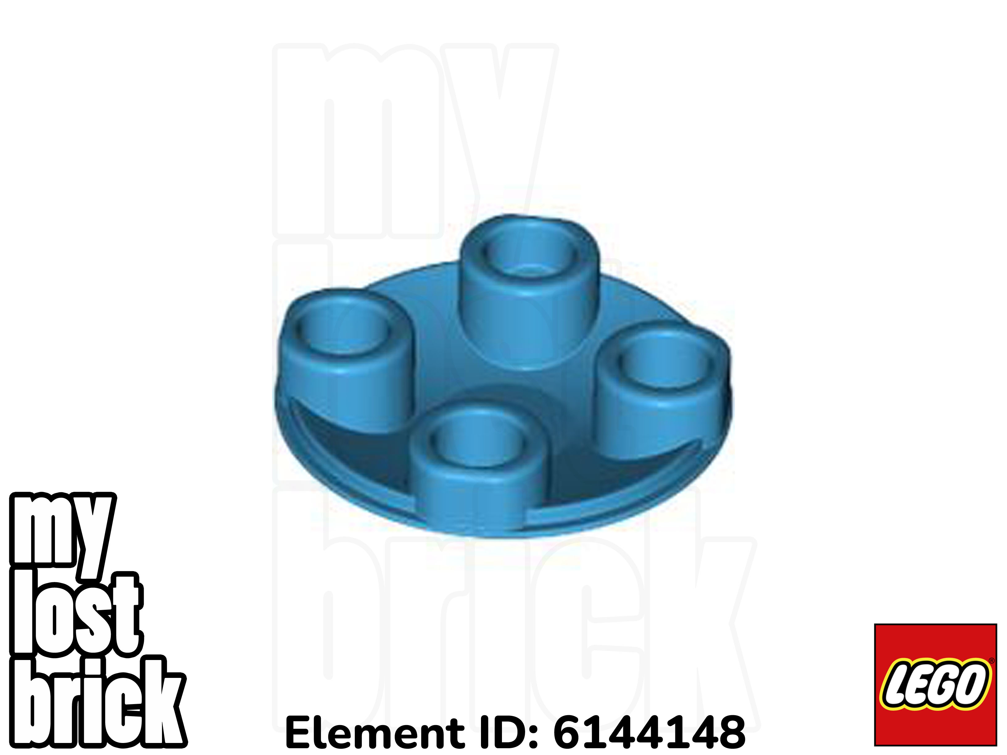 LEGO - Part 2654 - Plates Round 2x2 Round Bottom (PACK OF 5) +NEW +SELECT COLOUR - Picture 8 of 37