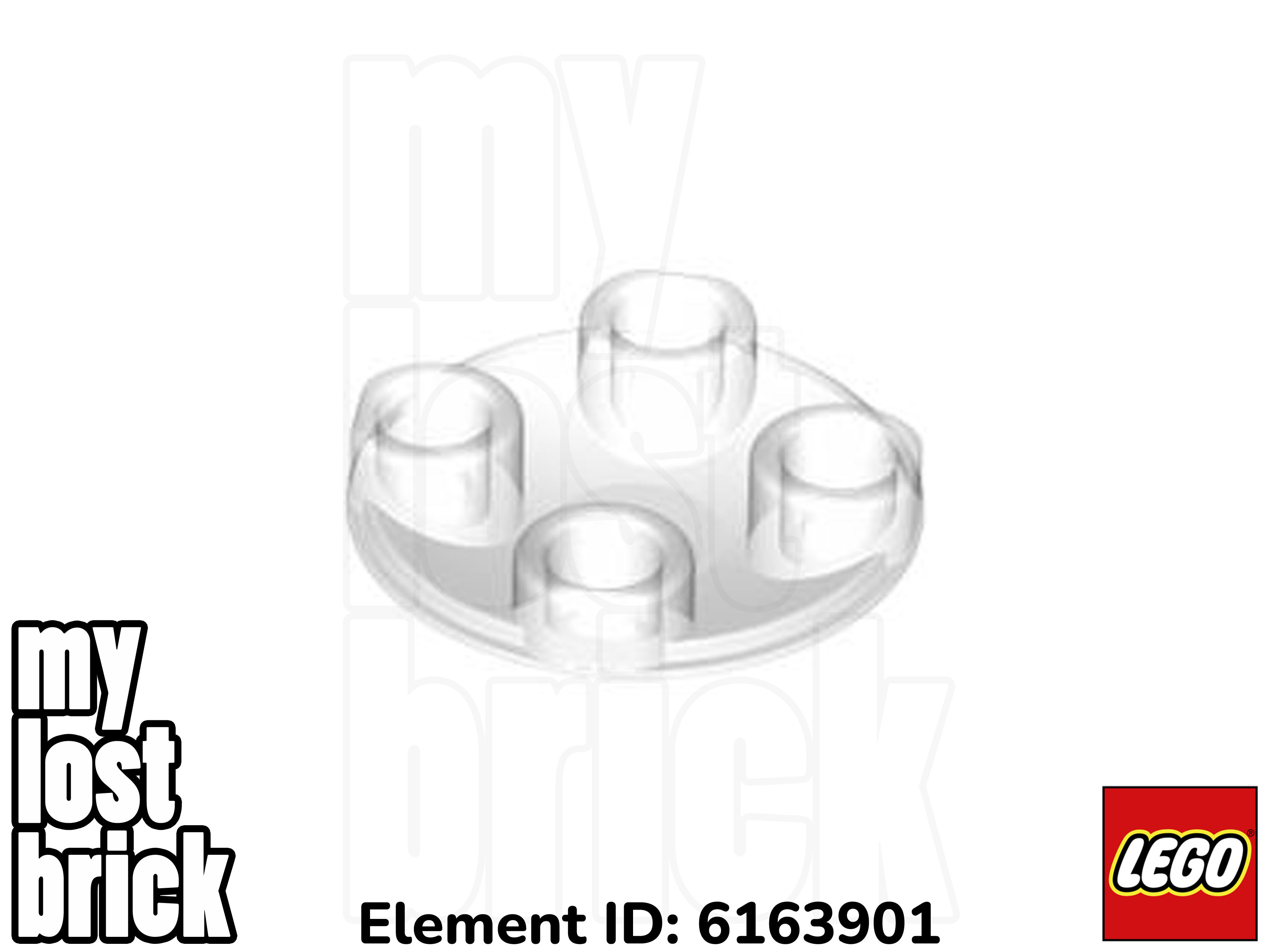 LEGO - Part 2654 - Plates Round 2x2 Round Bottom (PACK OF 5) +NEW +SELECT COLOUR - Picture 28 of 37