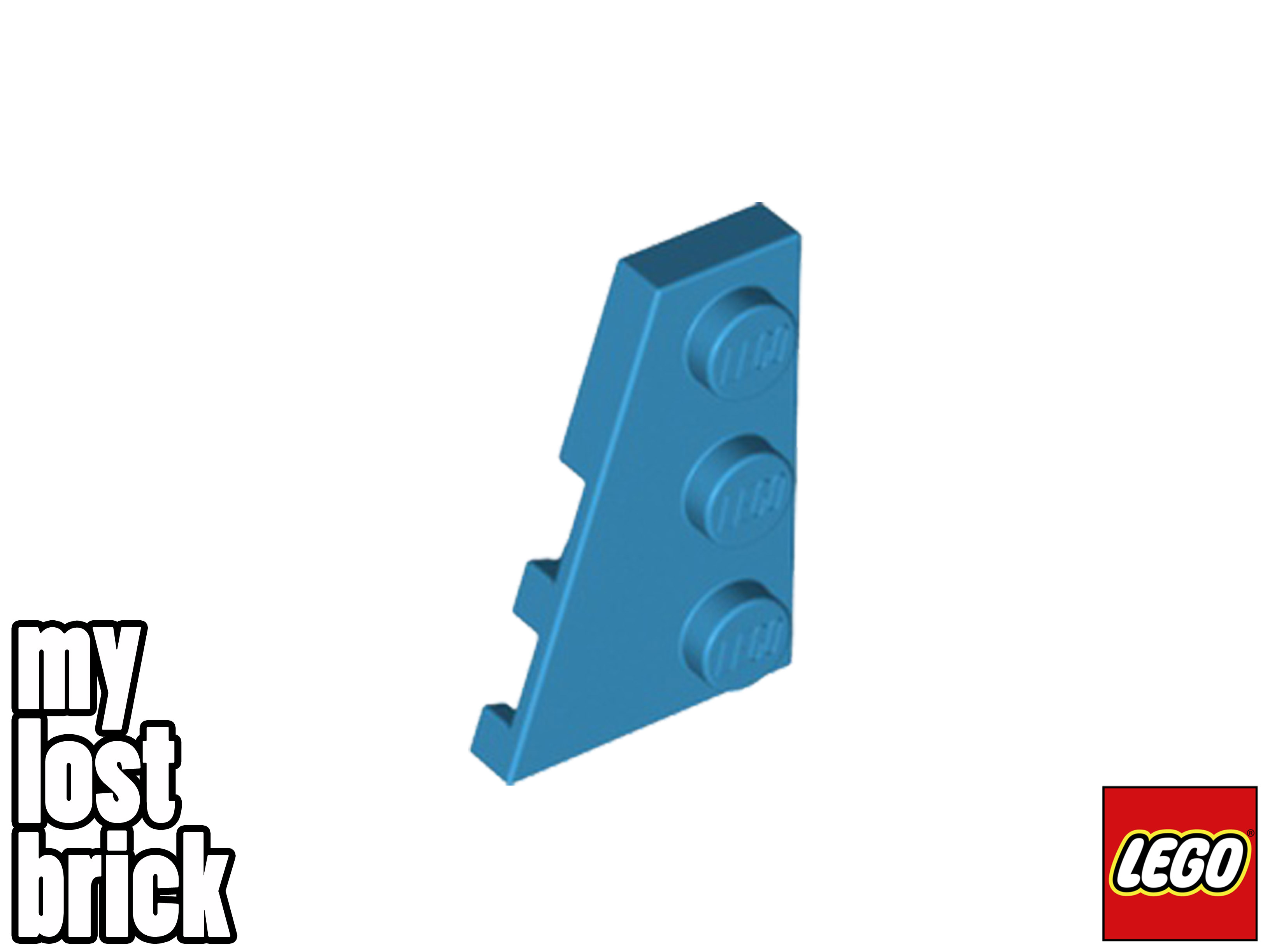 LEGO - Parte 43723 - Placa Cuña 3x2 Izquierda (Pack de 5) + NUEVO + SELECCIONAR COLOR - Imagen 7 de 31