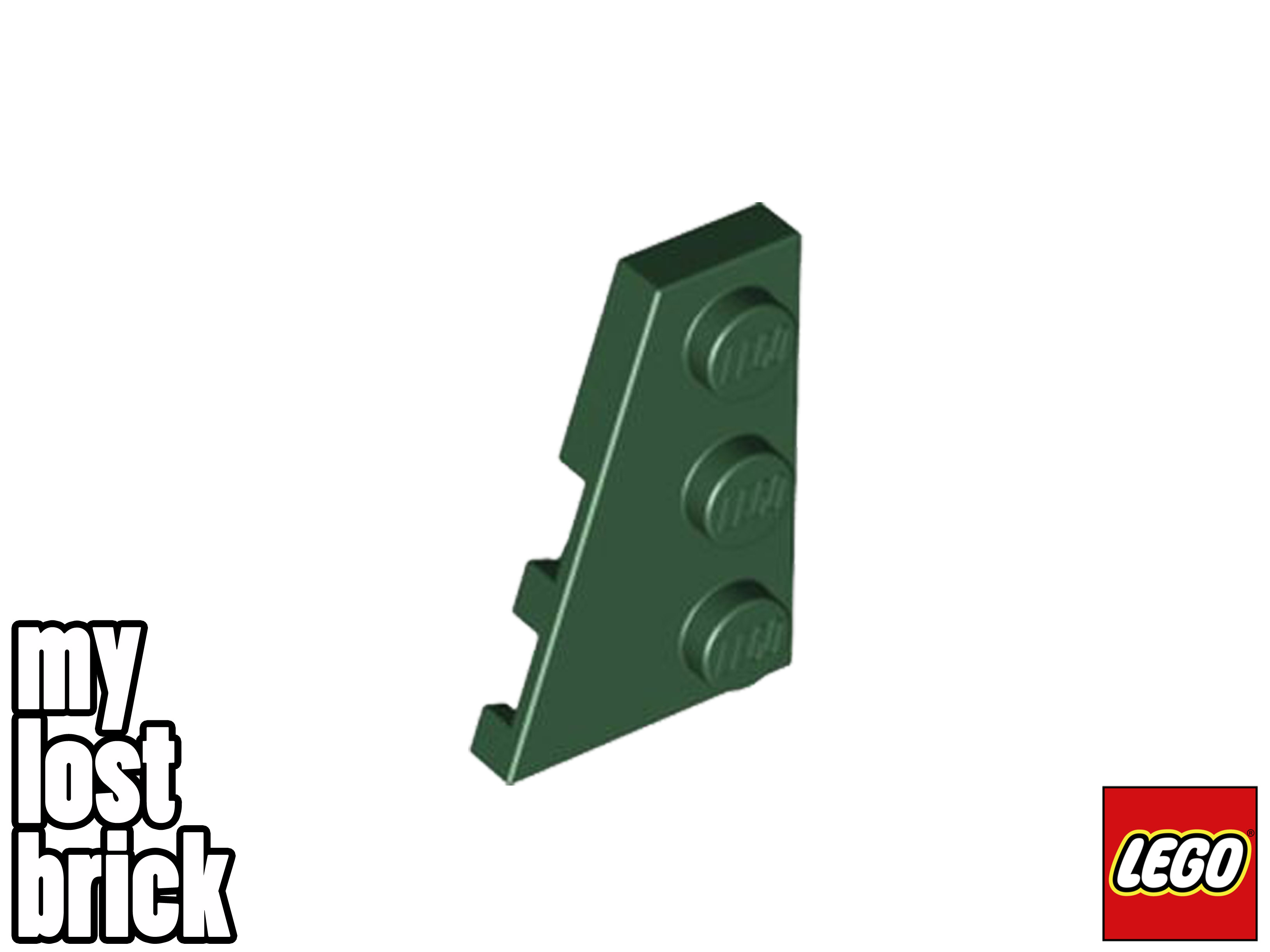 LEGO - Parte 43723 - Placa Cuña 3x2 Izquierda (Pack de 5) + NUEVO + SELECCIONAR COLOR - Imagen 10 de 31