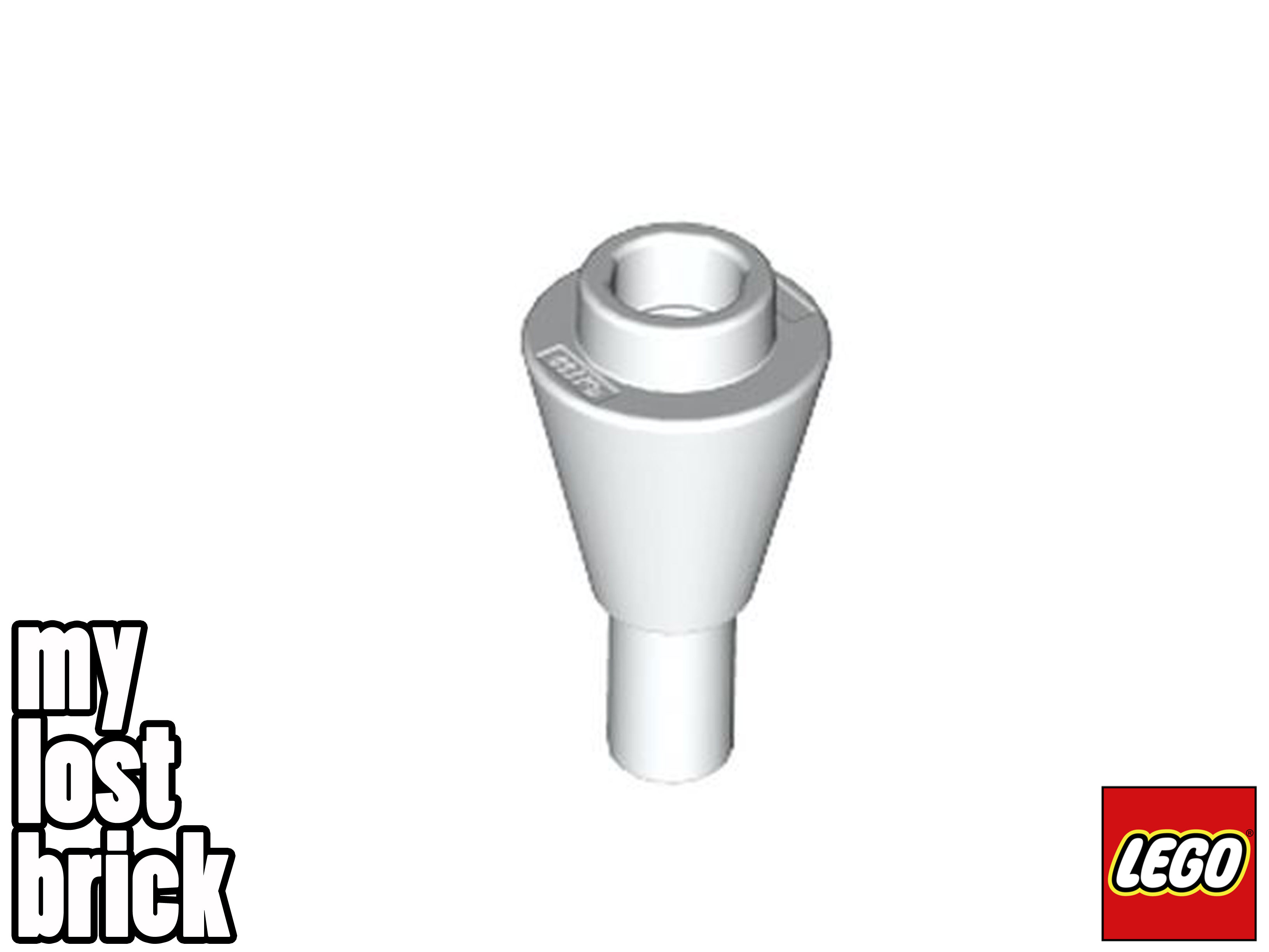 LEGO - Part 11610 - Cone Inverted 1x1 with Bar (Pack of 5) + NEW + SELECT COLOUR - Picture 11 of 11