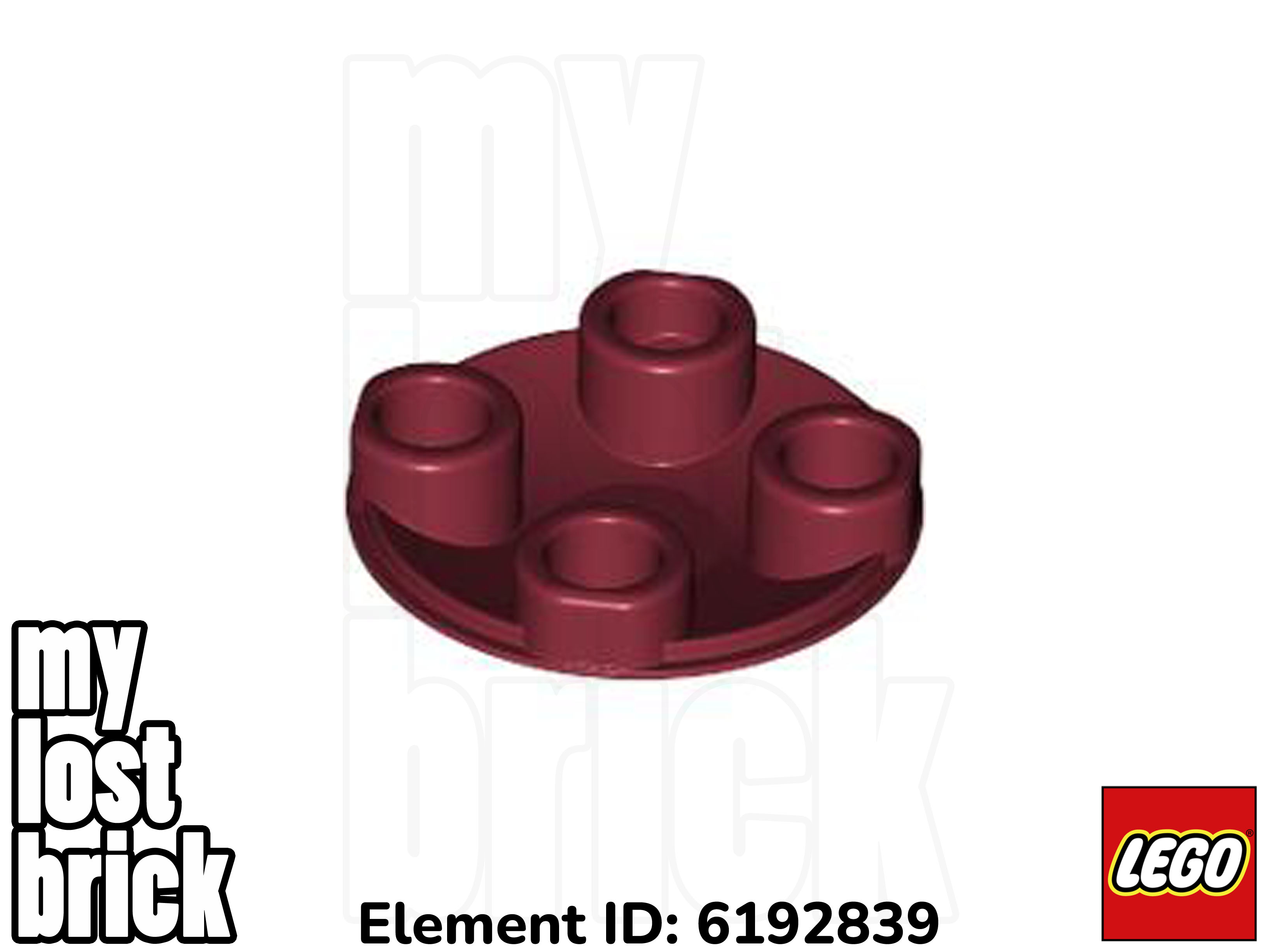 LEGO - Part 2654 - Plates Round 2x2 Round Bottom (PACK OF 5) +NEW +SELECT COLOUR - Picture 11 of 37