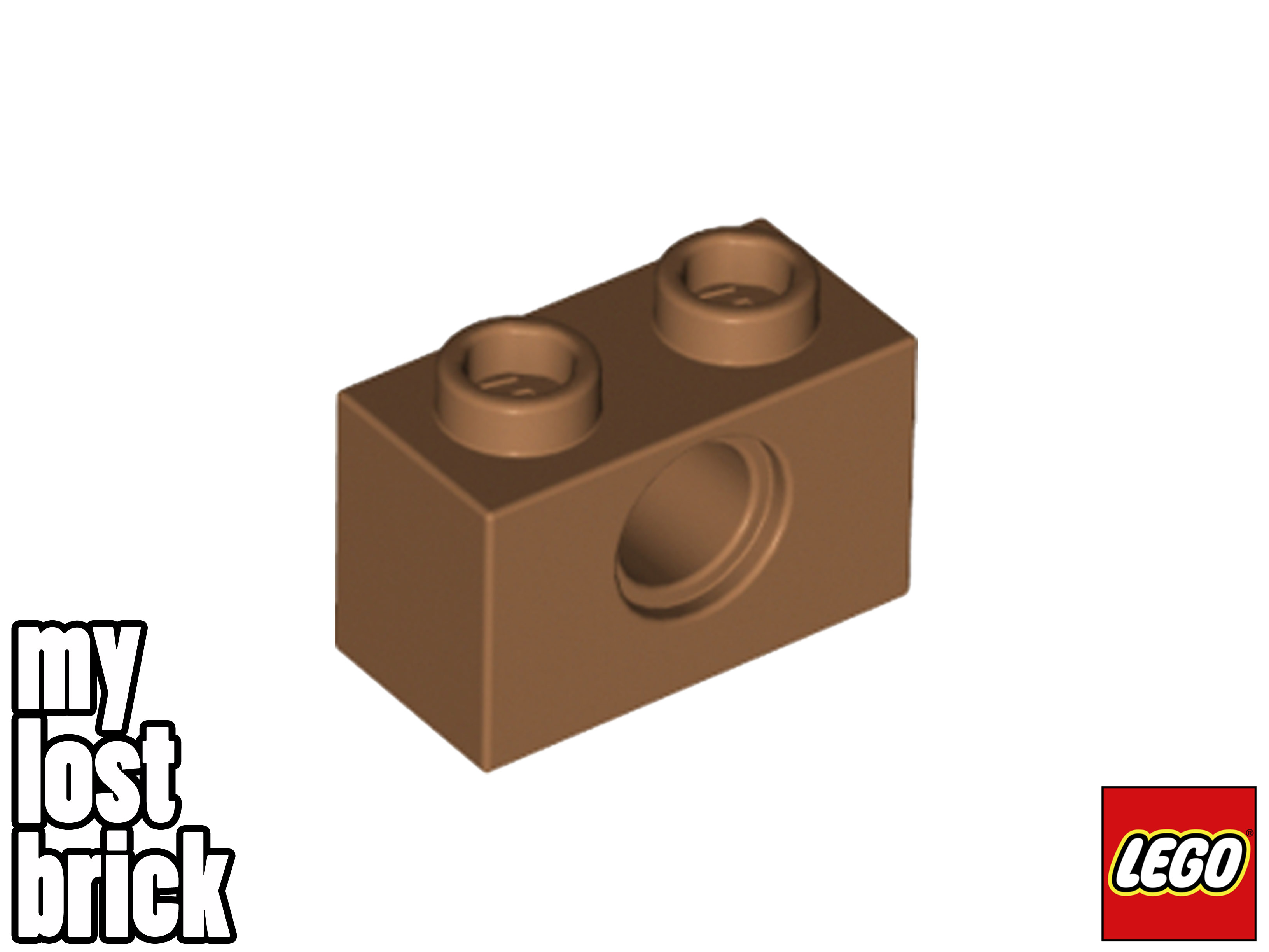 LEGO - Part 3700 - Technic Bricks 1x2 with Hole (Pack of 5) + NEW +SELECT COLOUR - Picture 20 of 28