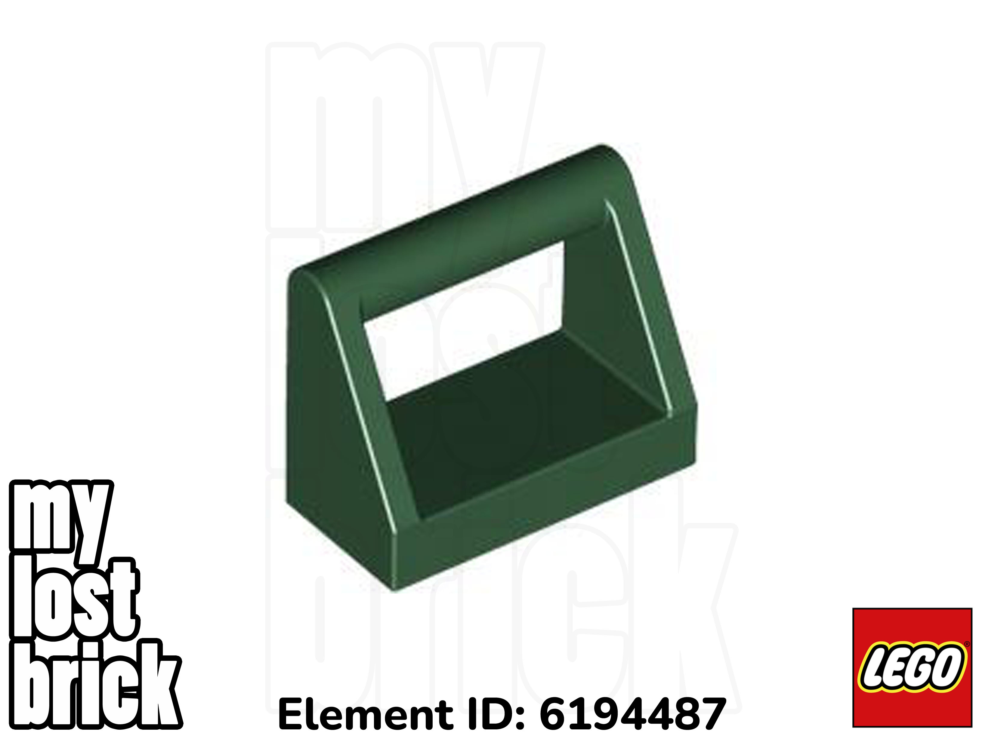 LEGO - Part 2432 - Tiles 1x2 with Handle (SINGLE) +NEW +SELECT COLOUR / QUANTITY - Picture 9 of 23