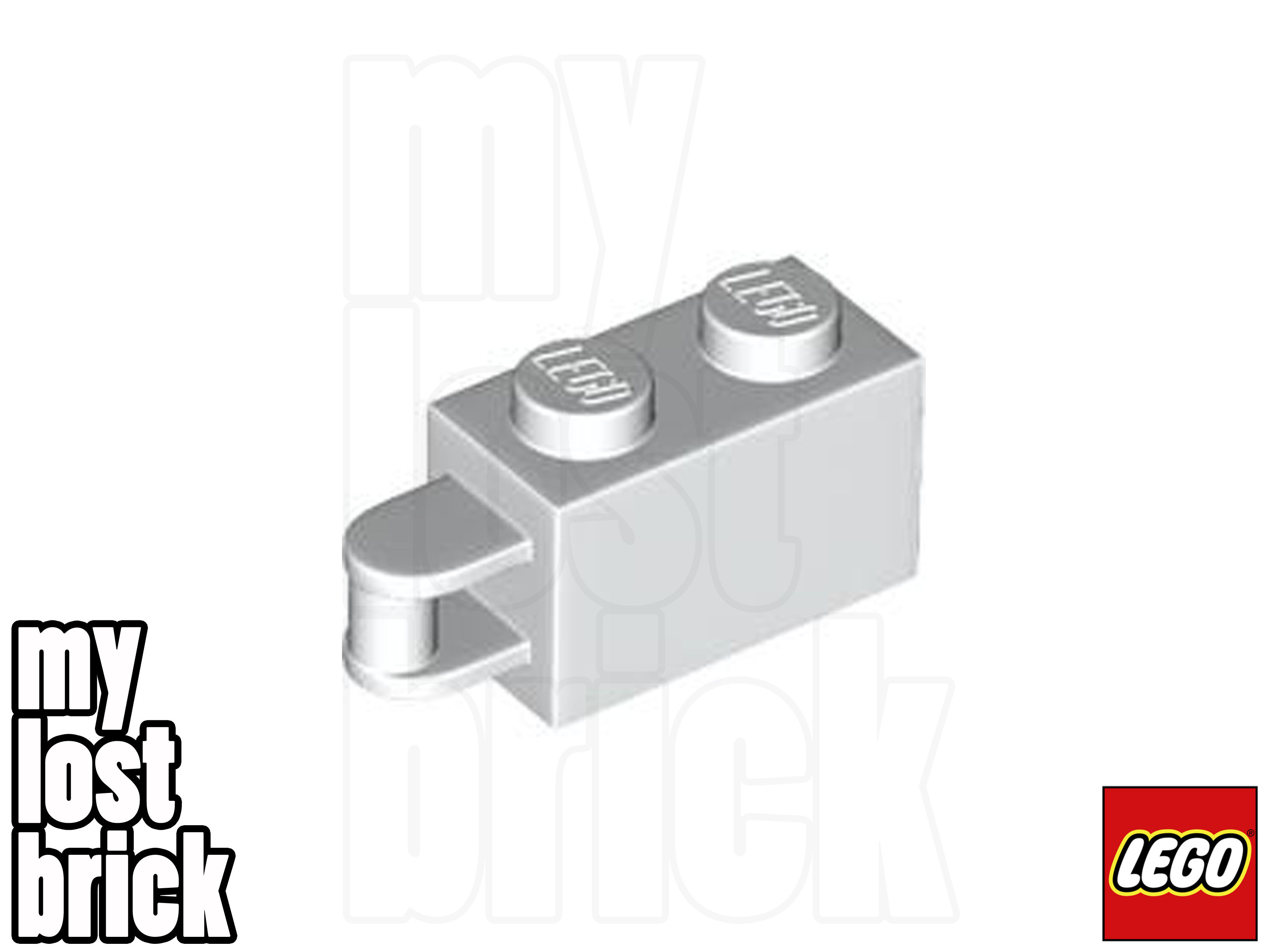 LEGO - Part 34816 - Brick 1x2 with Handle on End + NEW +SELECT COLOUR / QUANTITY - Picture 15 of 15