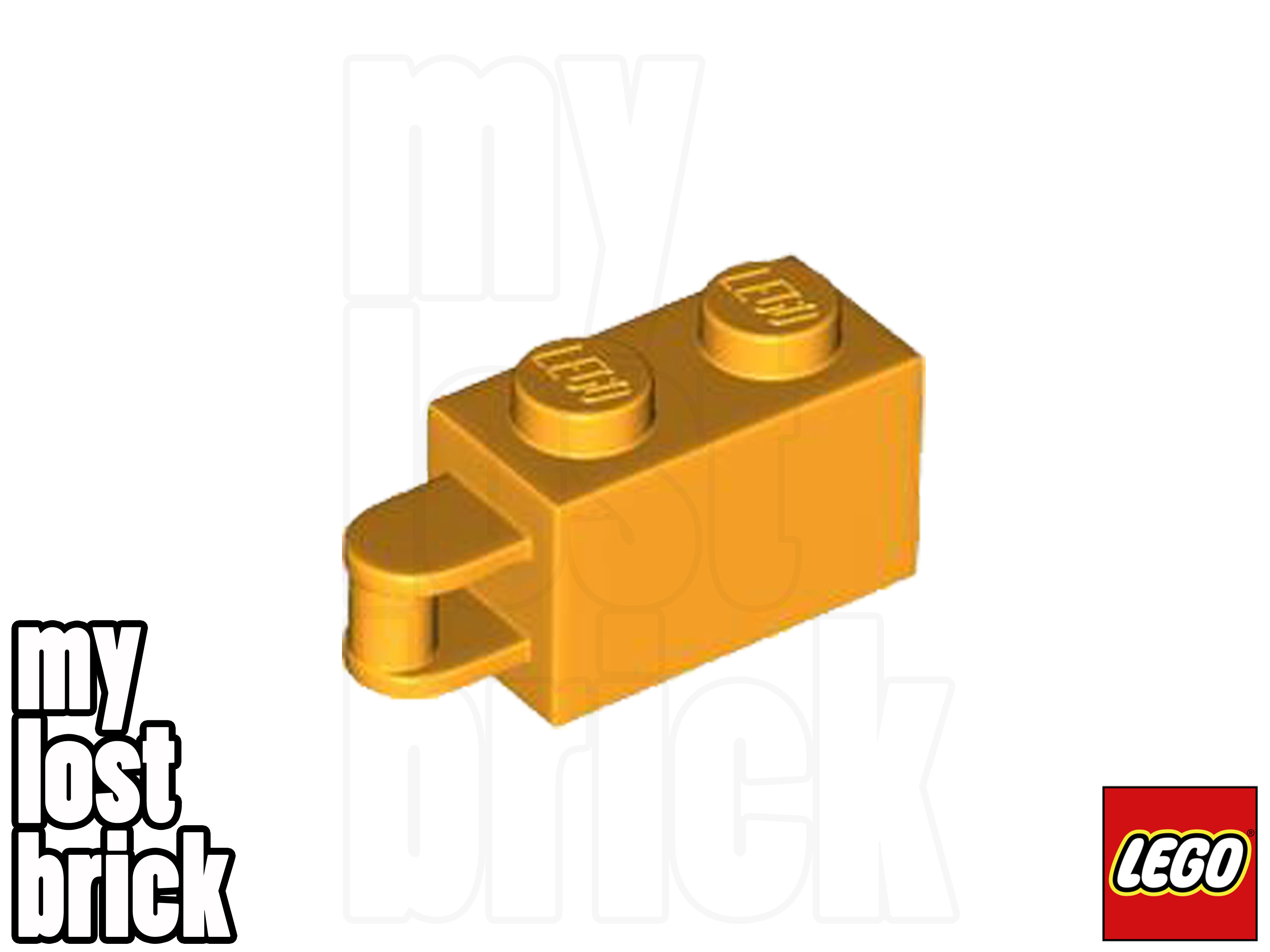 LEGO - Part 34816 - Brick 1x2 with Handle on End + NEW +SELECT COLOUR / QUANTITY - Picture 5 of 15