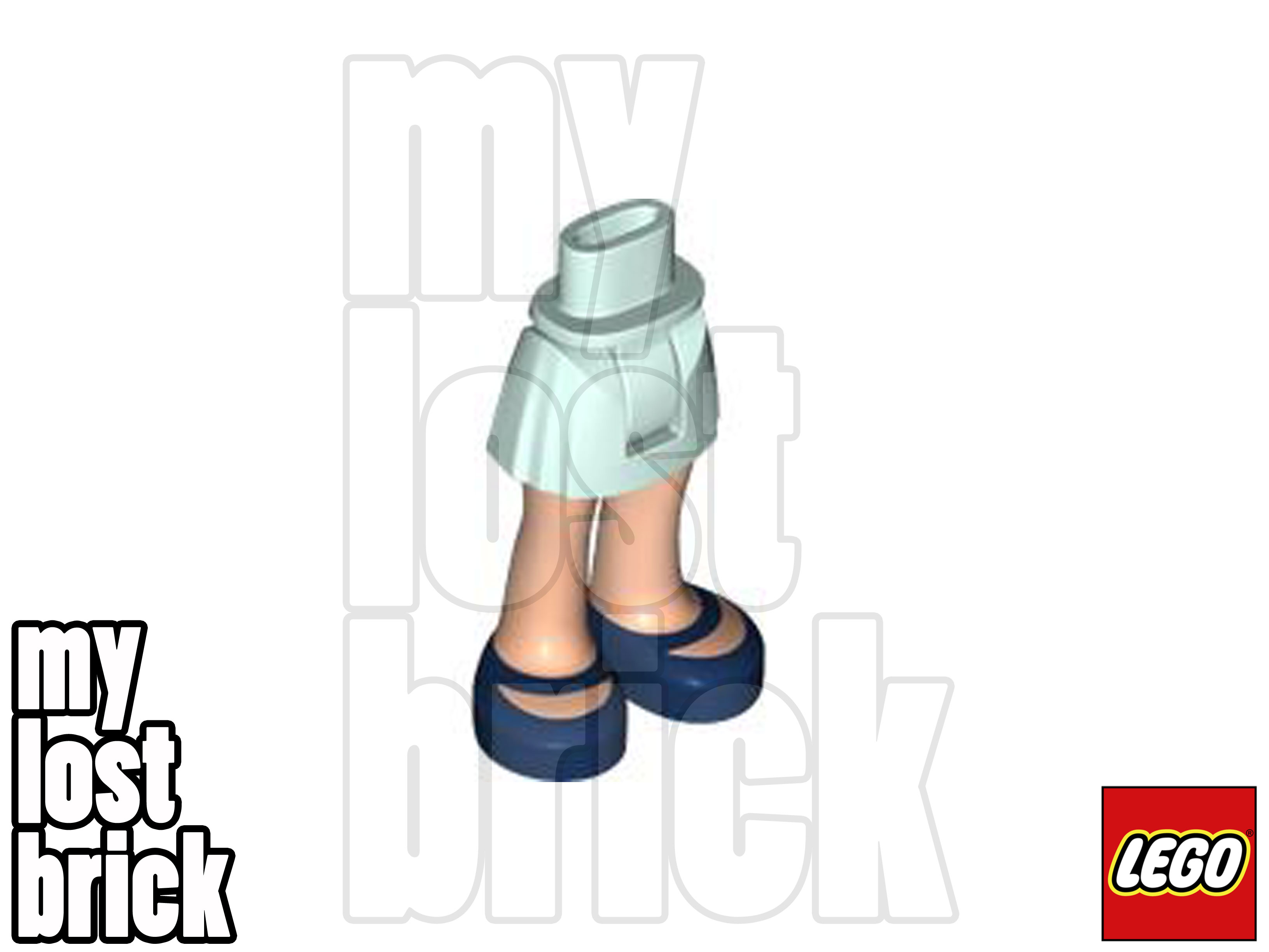 LEGO Friends - Emma Minifigure Light Aqua Skirt from set 41397 (frnd366) - NEW - Picture 9 of 9