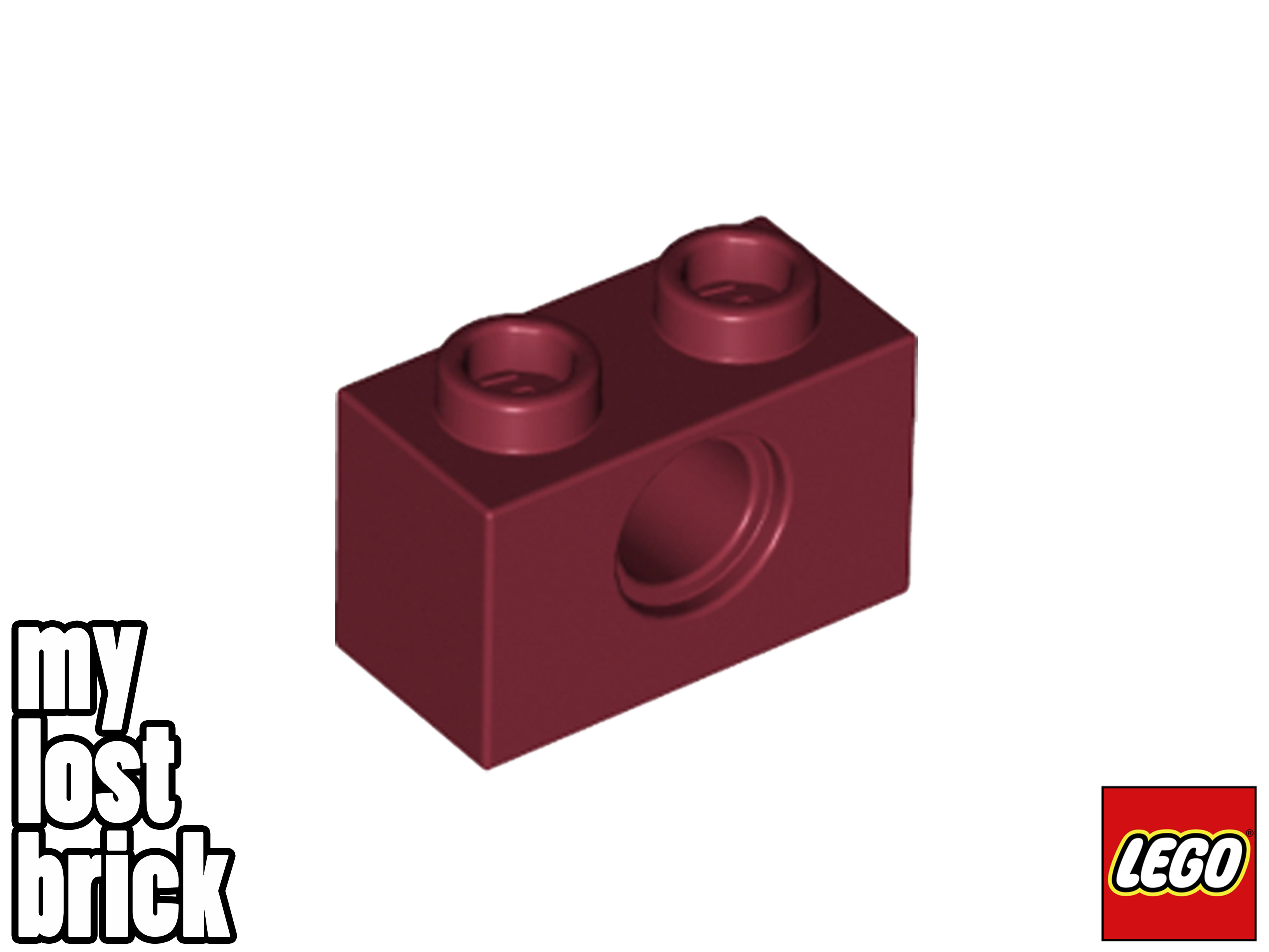 LEGO - Part 3700 - Technic Bricks 1x2 with Hole (Pack of 5) + NEW +SELECT COLOUR - Picture 11 of 28