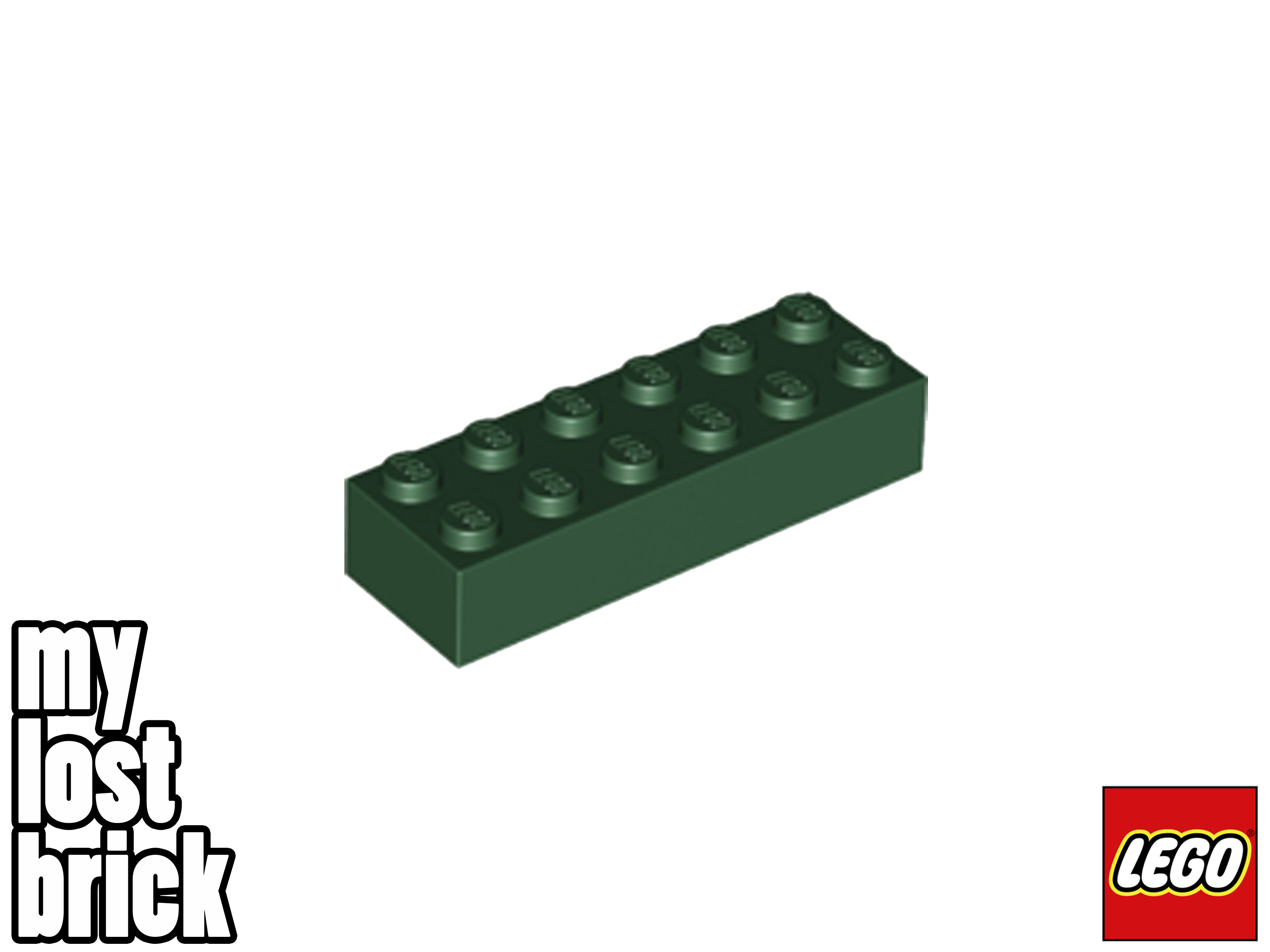LEGO - Part 2456 - Bricks 2x6 (Pack of 5) + NEW + SELECT COLOUR - Picture 9 of 27